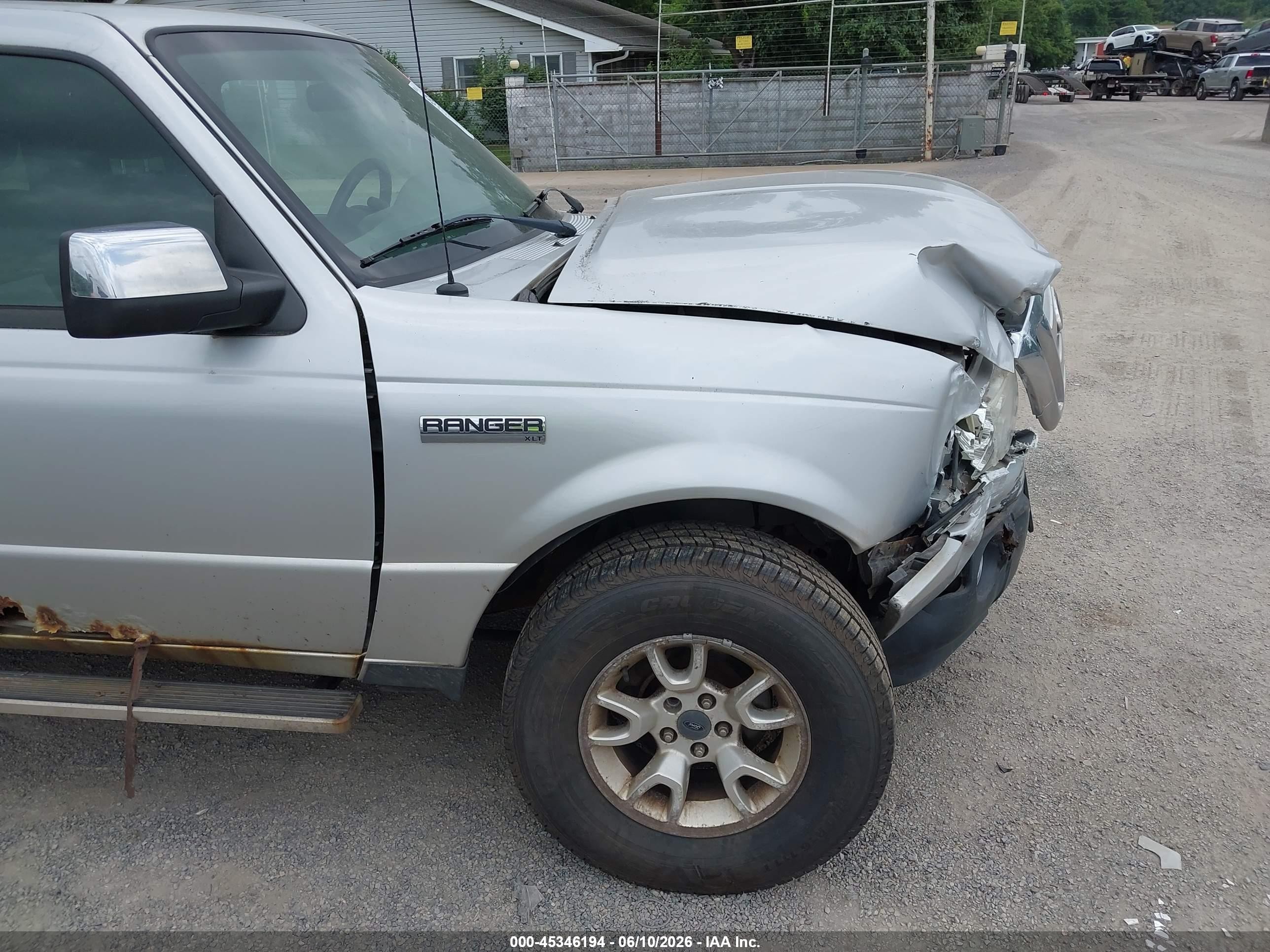 2011 Ford Ranger Xlt Silver vin: 1FTLR4FE7BPA61286