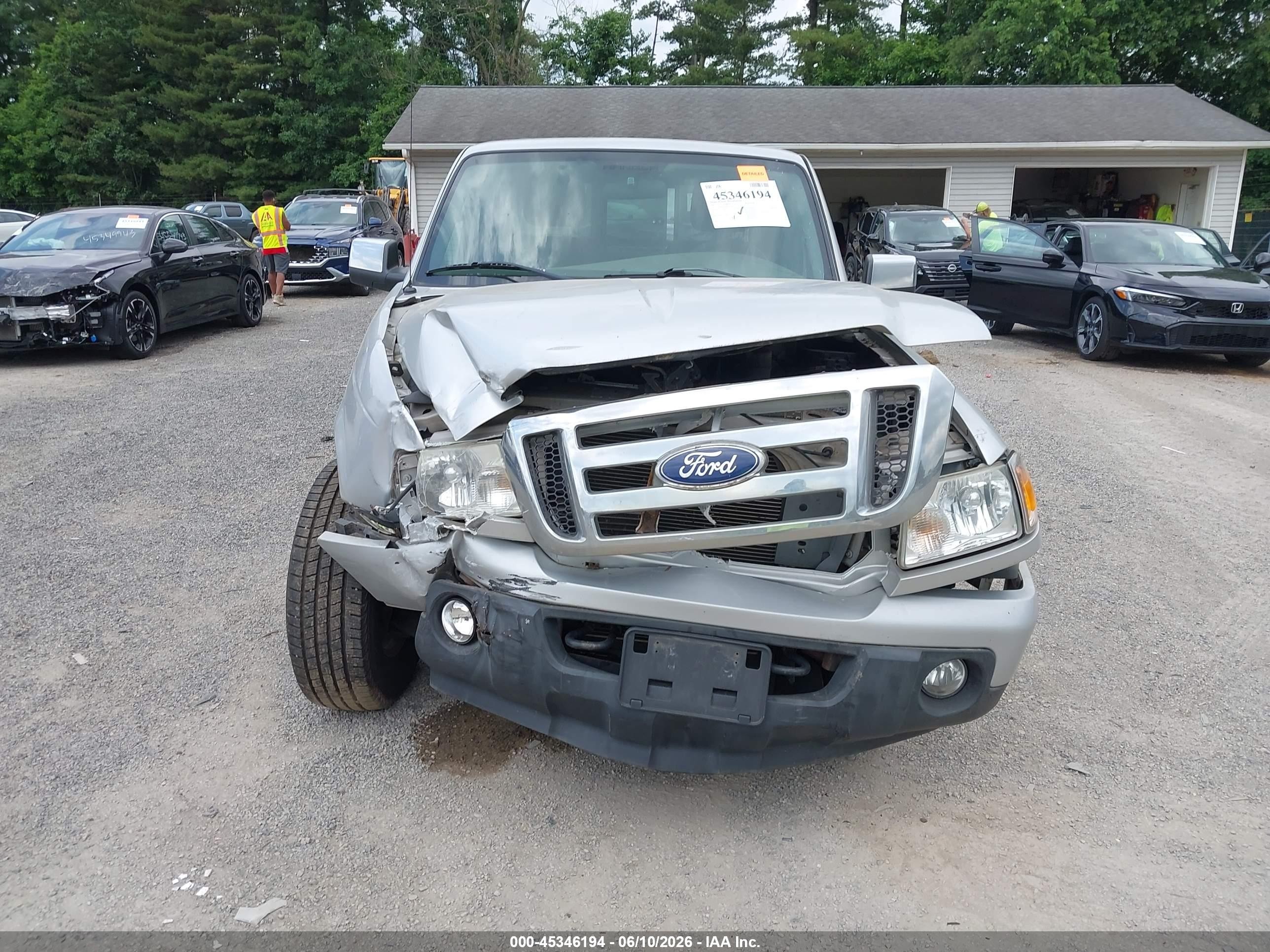 2011 Ford Ranger Xlt Silver vin: 1FTLR4FE7BPA61286