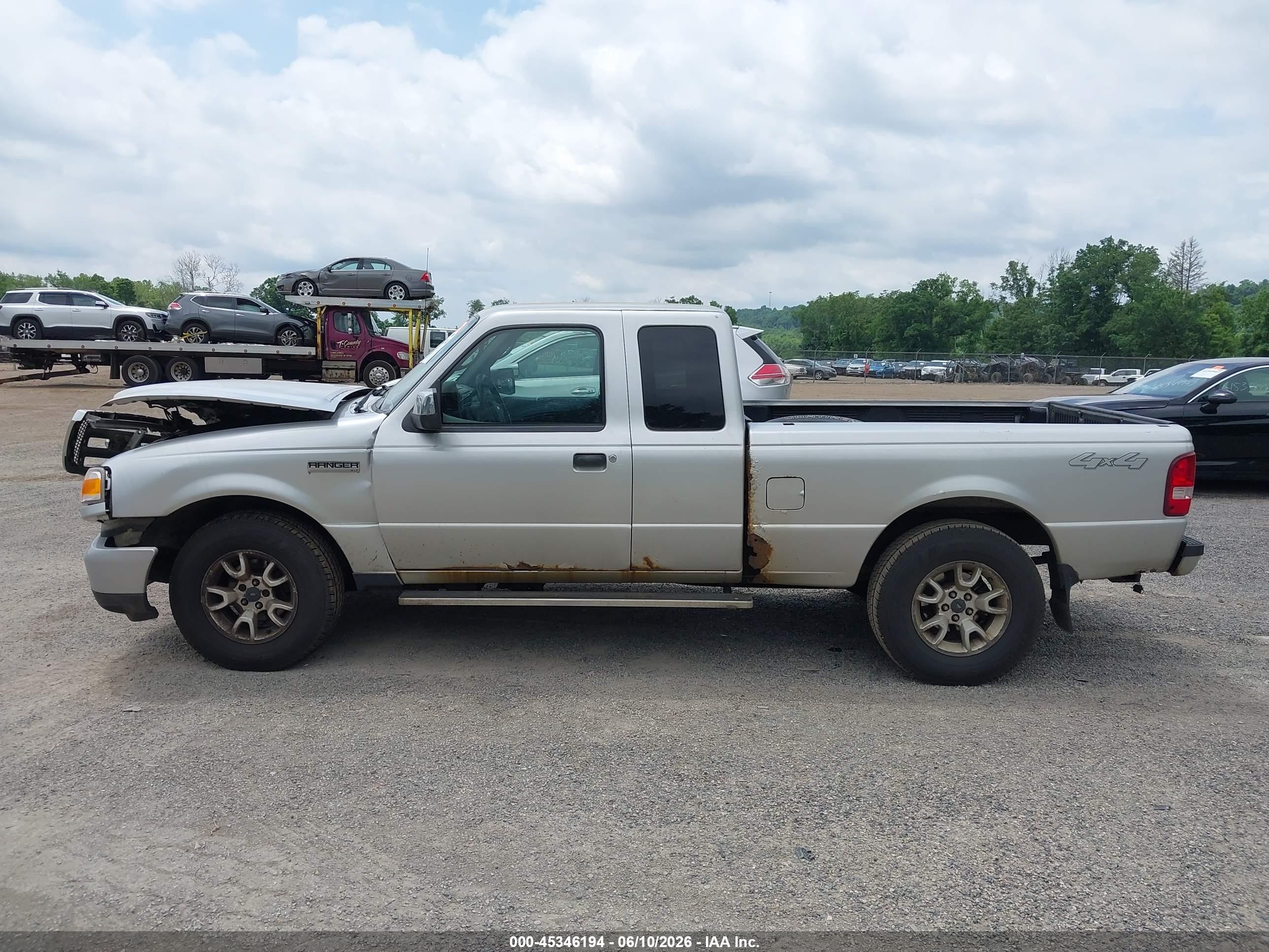 2011 Ford Ranger Xlt Silver vin: 1FTLR4FE7BPA61286
