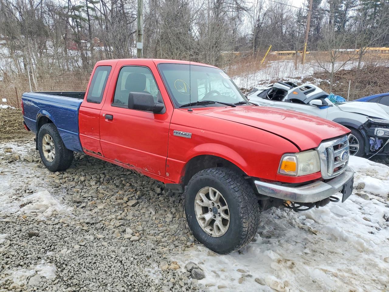 2011 Ford Ranger Super Cab Красный vin: 1FTLR4FE7BPA71039