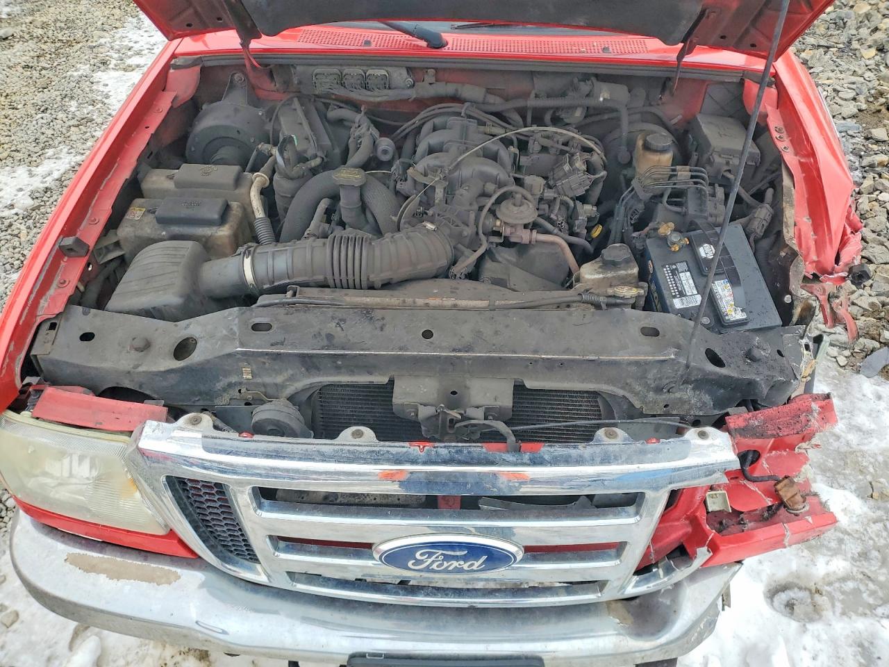 2011 Ford Ranger Super Cab Красный vin: 1FTLR4FE7BPA71039