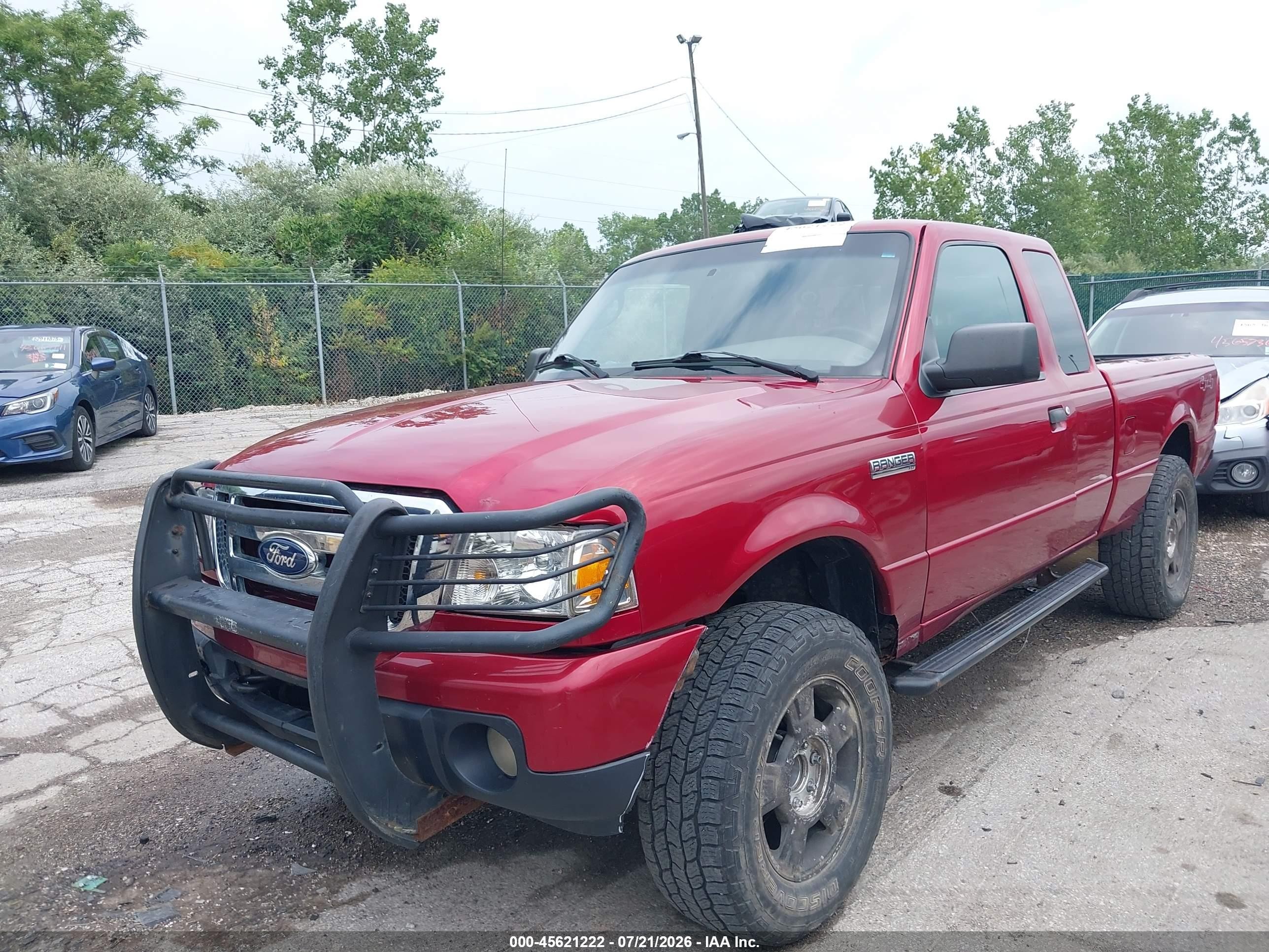 2011 Ford Ranger Xlt Red vin: 1FTLR4FE7BPA94465