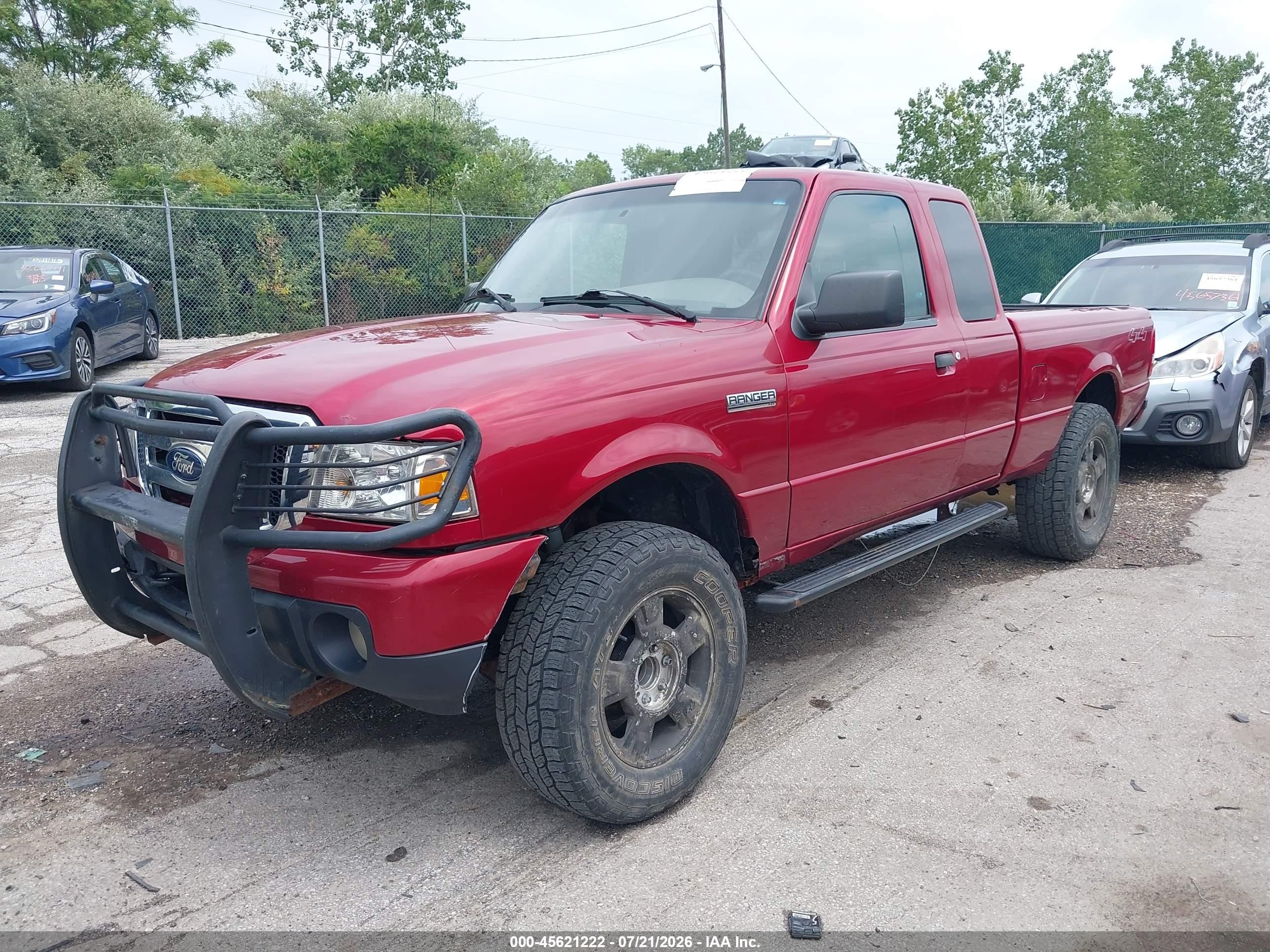 2011 Ford Ranger Xlt Red vin: 1FTLR4FE7BPA94465