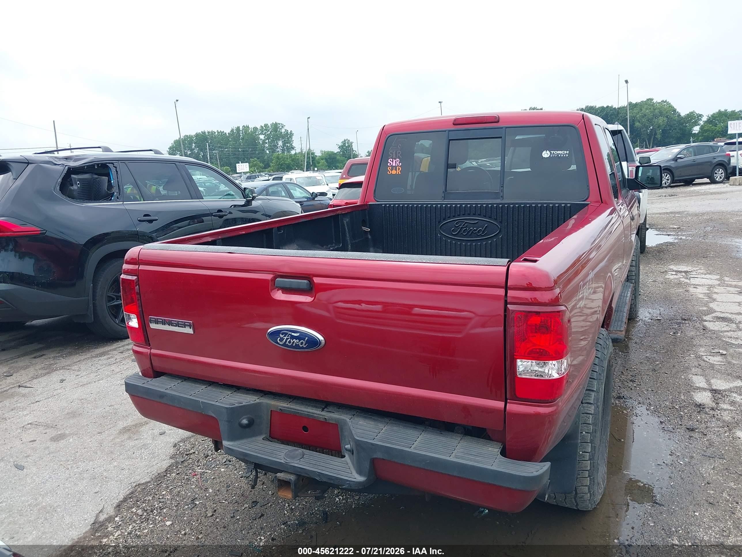 2011 Ford Ranger Xlt Red vin: 1FTLR4FE7BPA94465