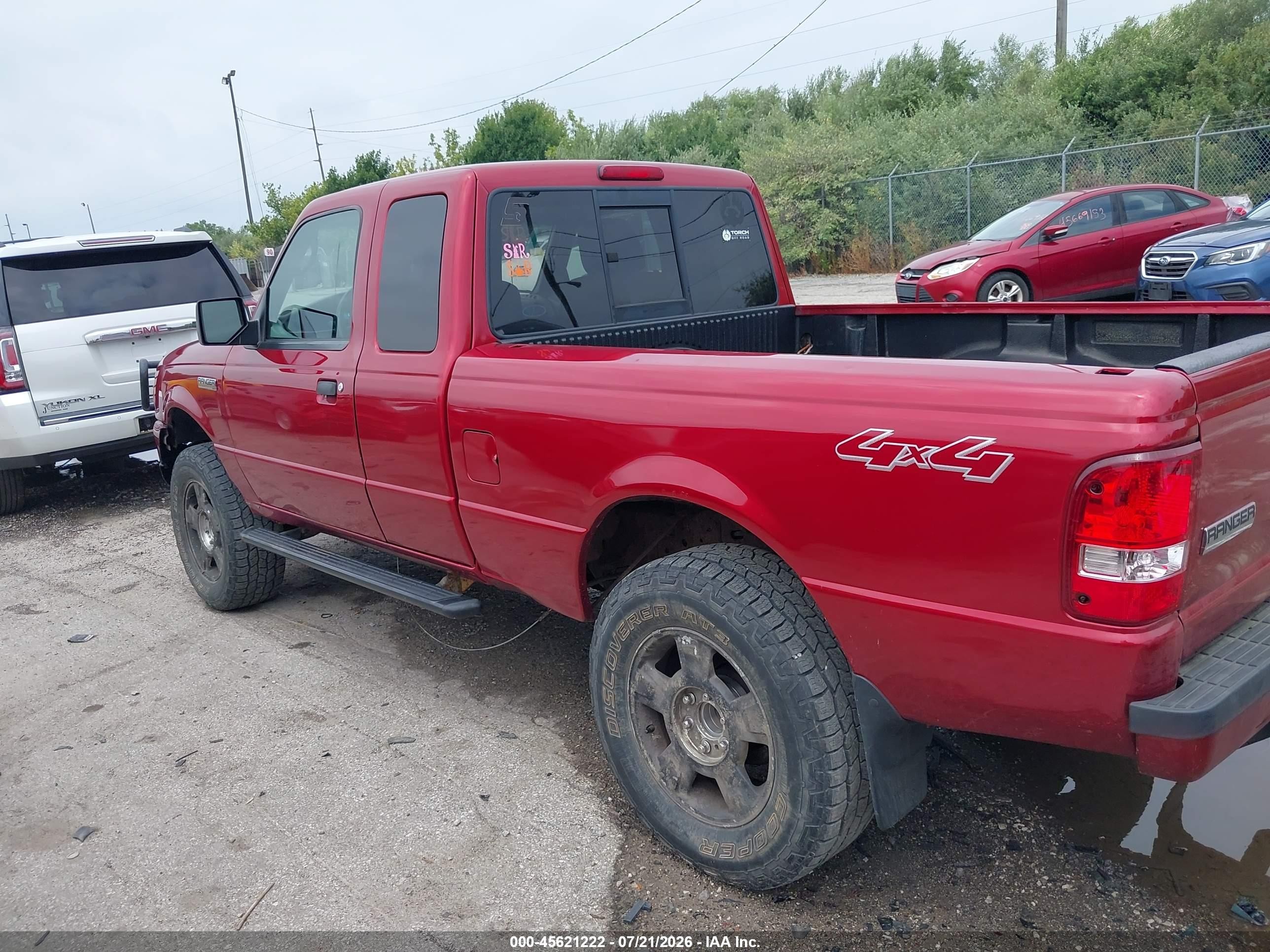 2011 Ford Ranger Xlt Red vin: 1FTLR4FE7BPA94465