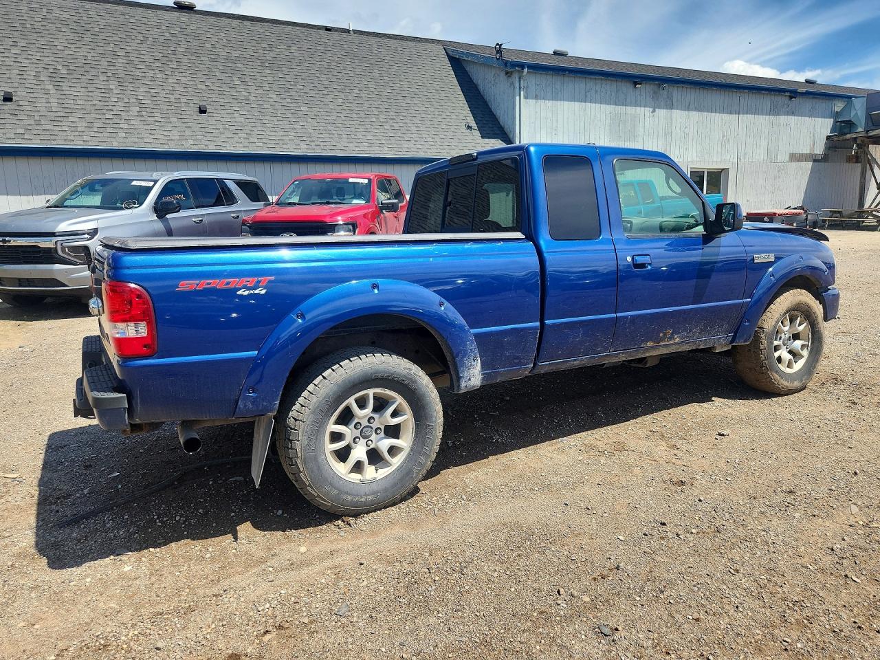 2011 Ford Ranger Super Cab Blue vin: 1FTLR4FE7BPB09725