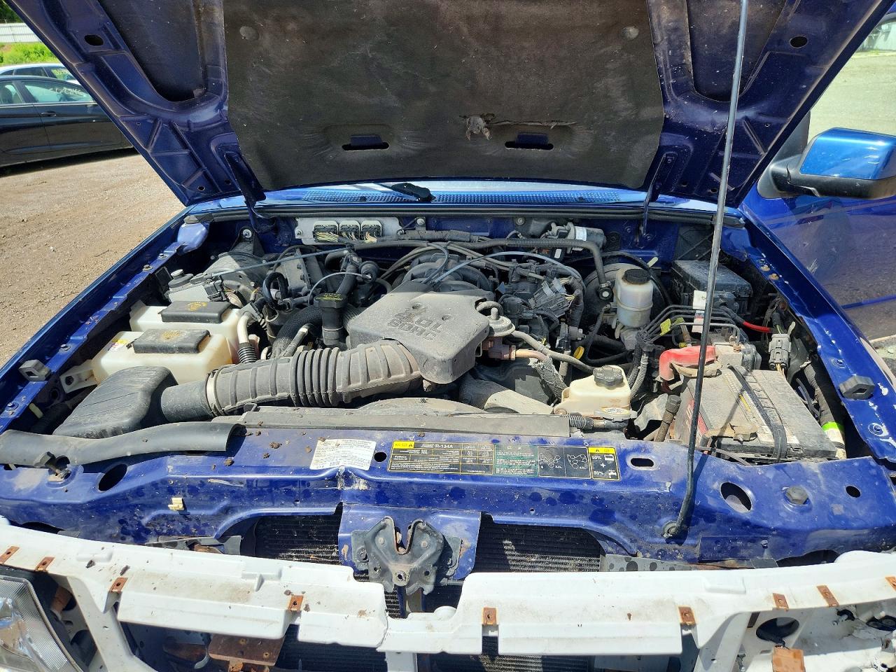 2011 Ford Ranger Super Cab Blue vin: 1FTLR4FE7BPB09725
