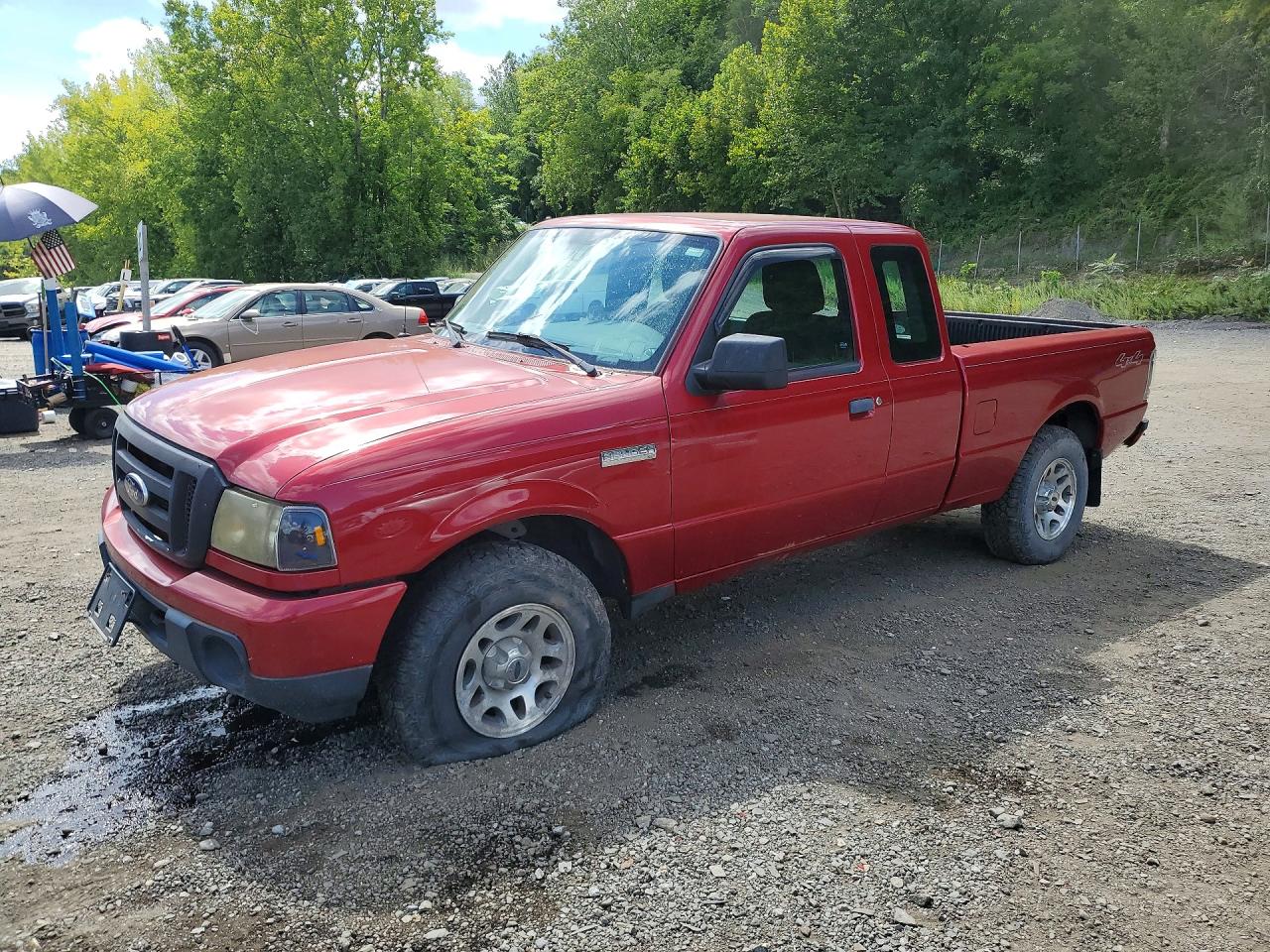 2010 Ford Ranger Xl Supercab 4 Красный vin: 1FTLR4FE8APA05422
