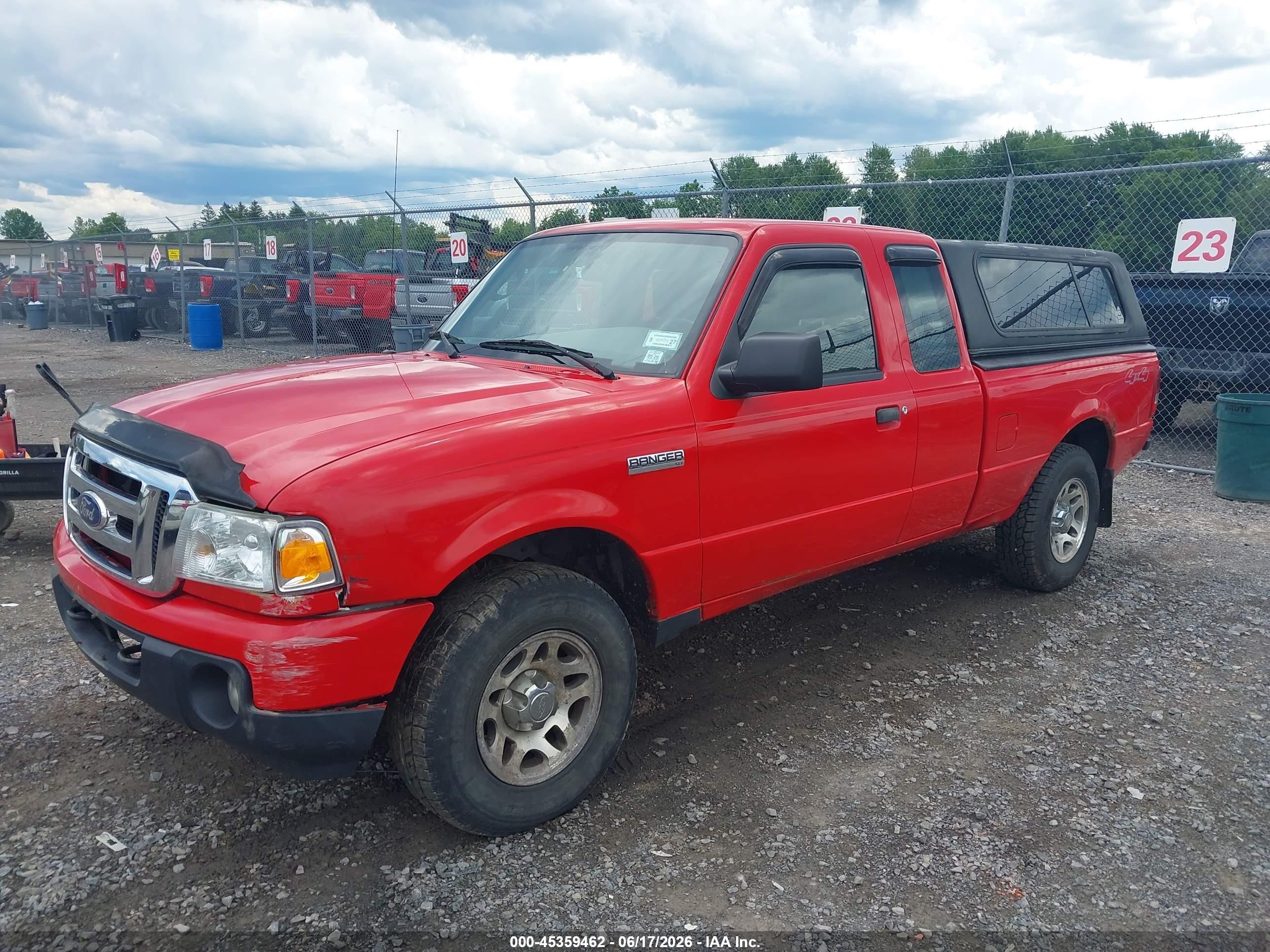 2010 Ford Ranger Sport/xlt Red vin: 1FTLR4FE8APA12824