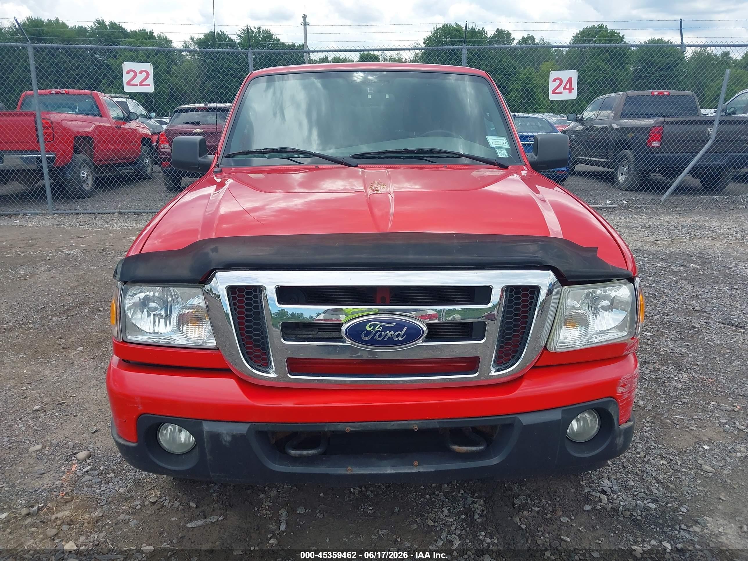 2010 Ford Ranger Sport/xlt Red vin: 1FTLR4FE8APA12824