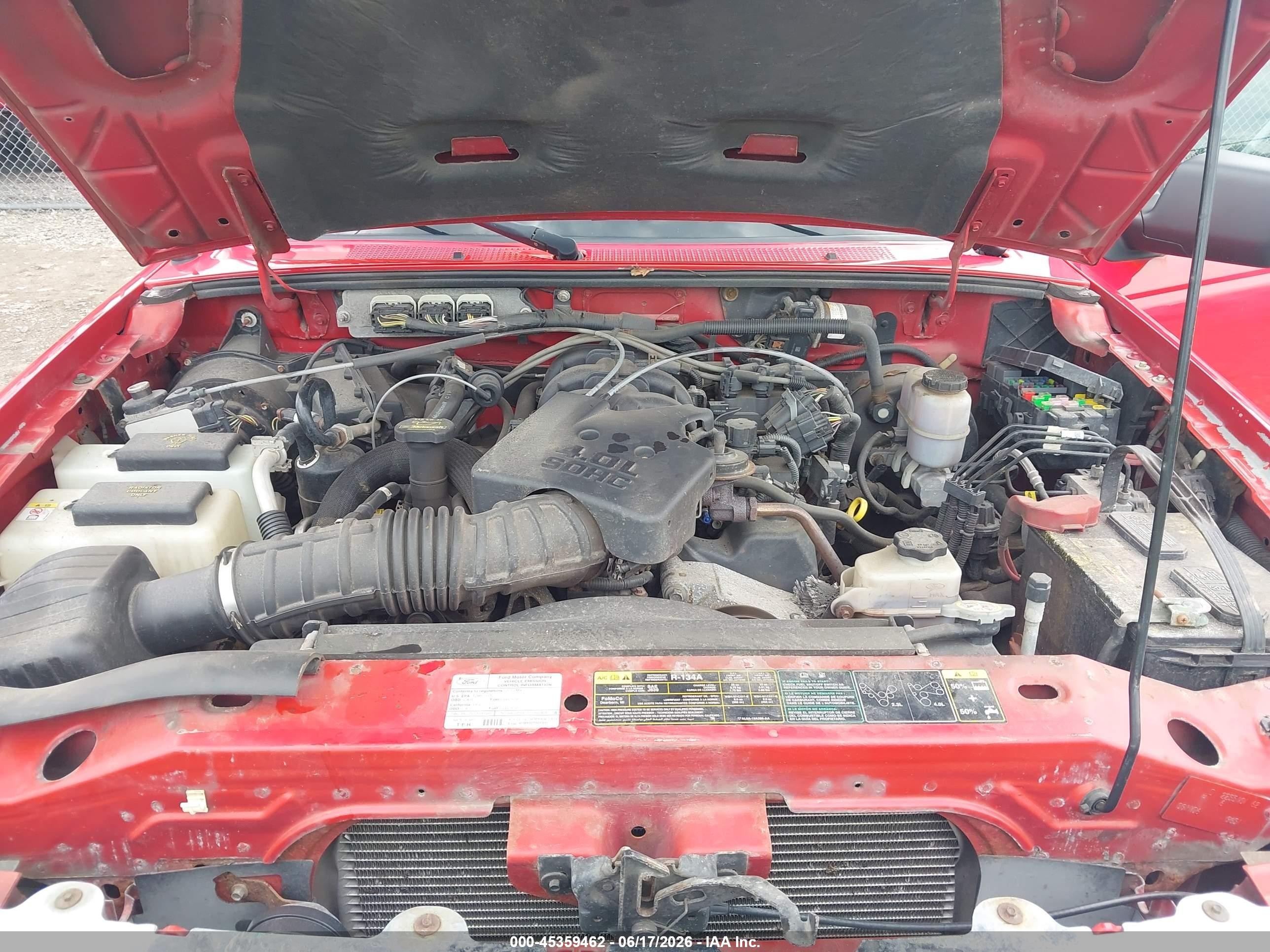 2010 Ford Ranger Sport/xlt Red vin: 1FTLR4FE8APA12824
