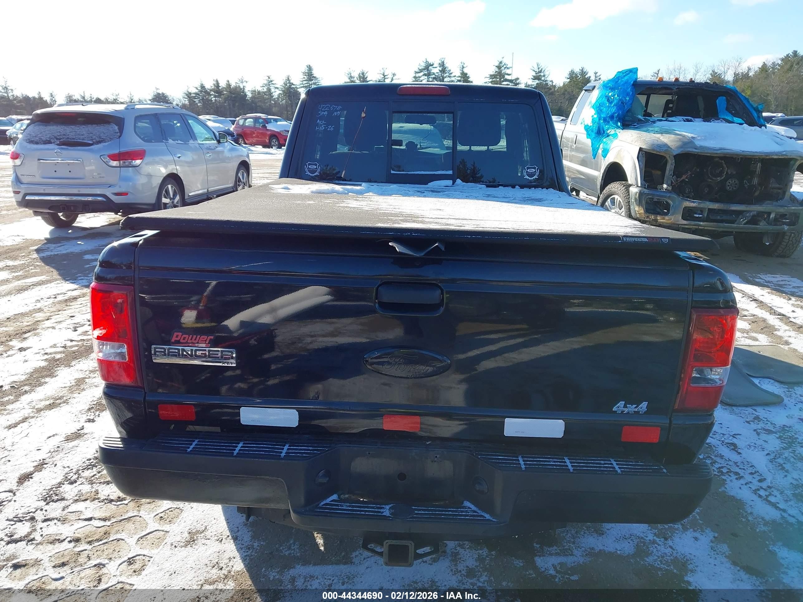 2010 Ford Ranger Sport/xlt Black vin: 1FTLR4FE8APA15089