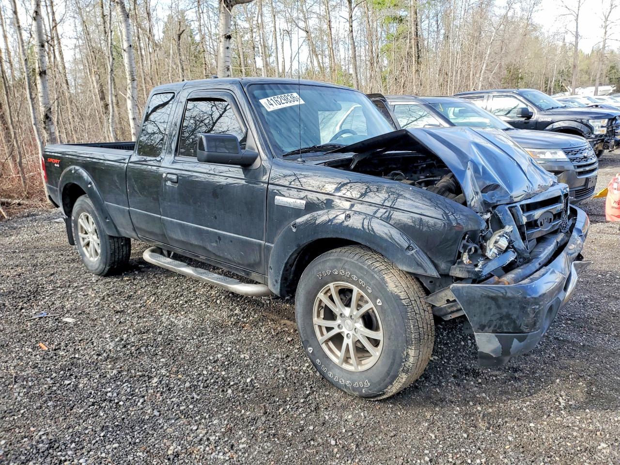 2010 Ford Ranger Super Cab Black vin: 1FTLR4FE8APA33978