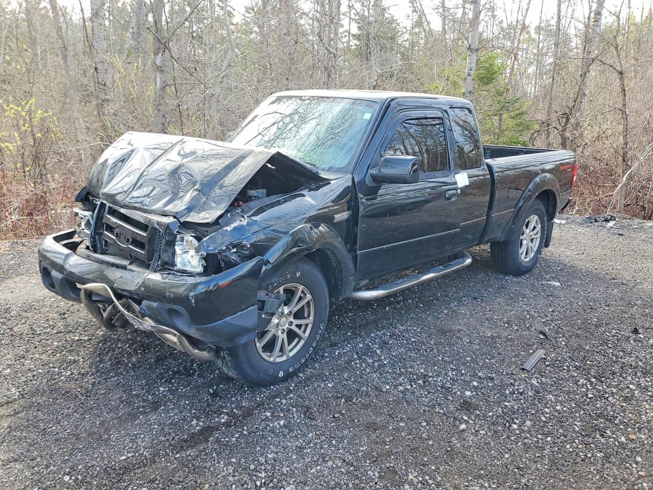 2010 Ford Ranger Super Cab Black vin: 1FTLR4FE8APA33978
