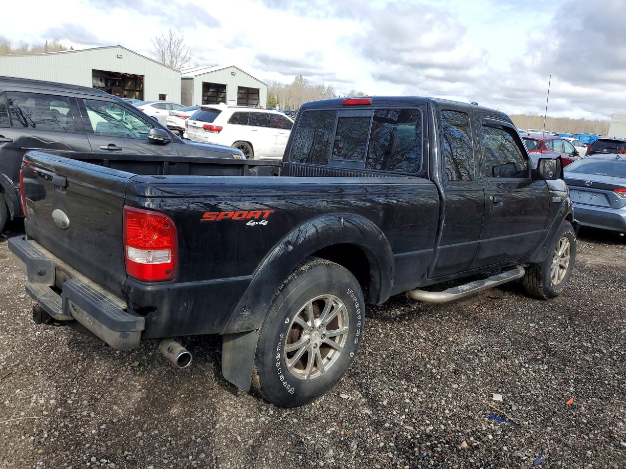2010 Ford Ranger Super Cab Black vin: 1FTLR4FE8APA33978