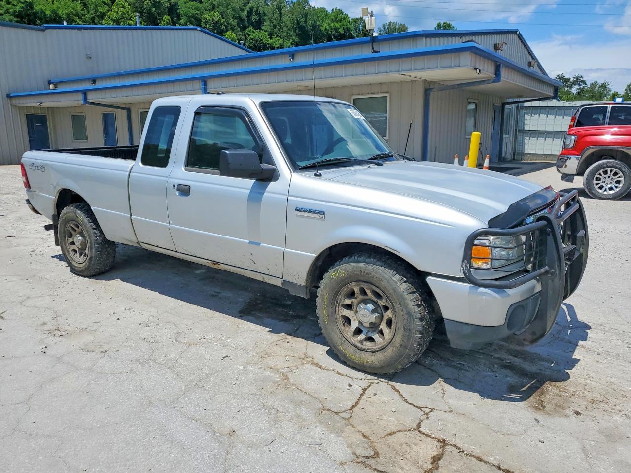 2010 Ford Ranger Supercab Silver vin: 1FTLR4FE8APA59660