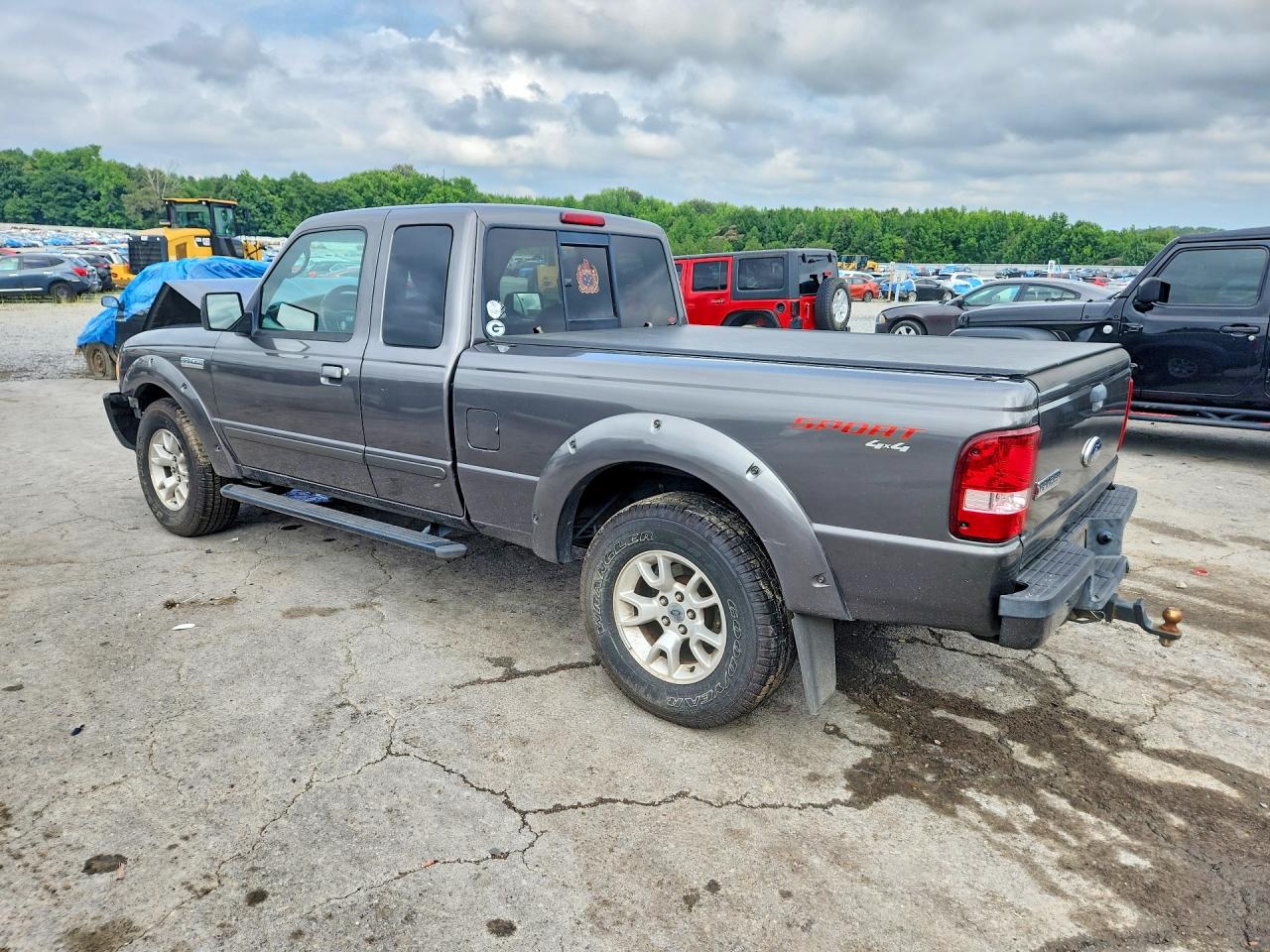 2010 Ford Ranger Super Cab Gray vin: 1FTLR4FE8APA69850