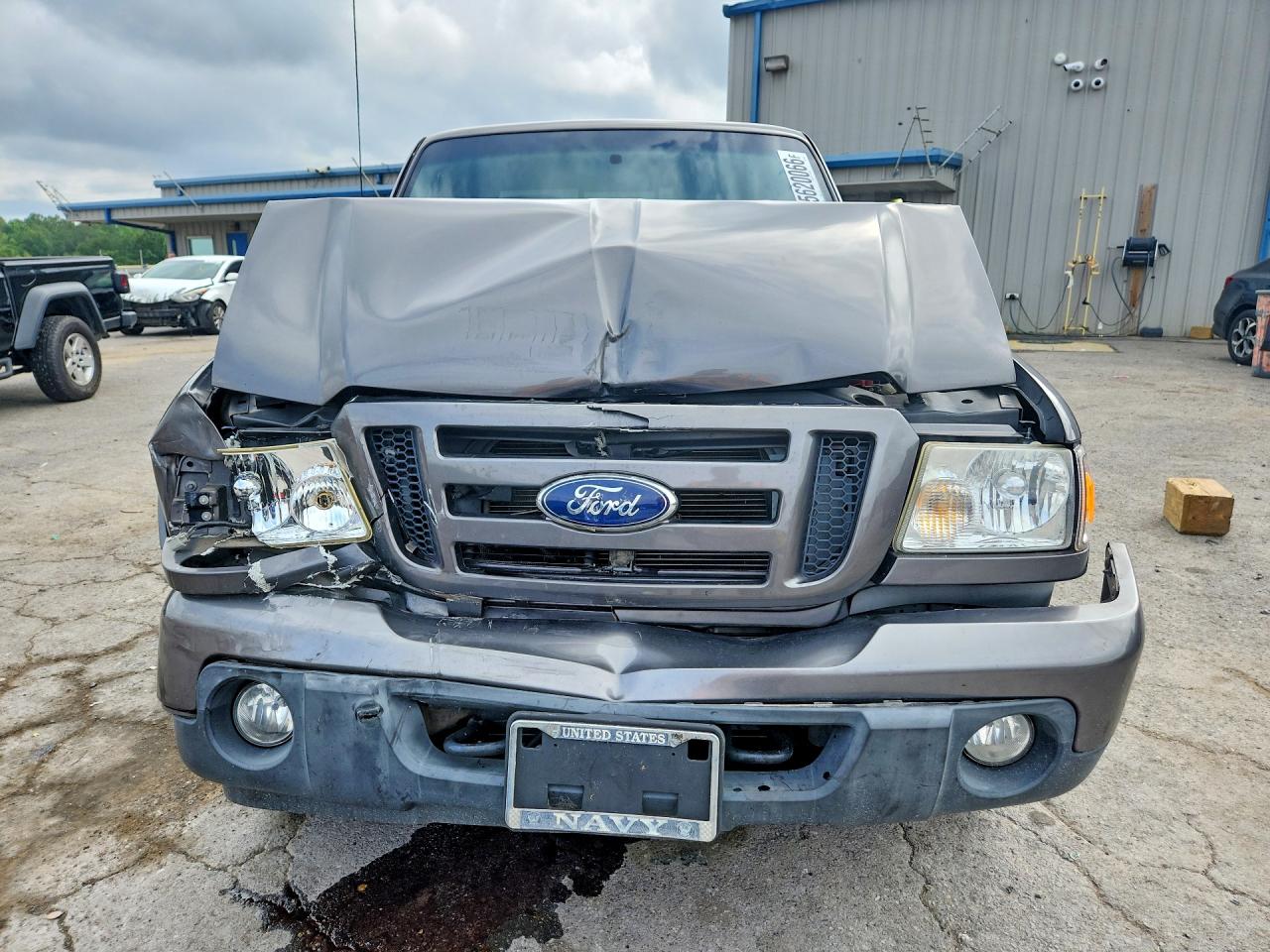 2010 Ford Ranger Super Cab Gray vin: 1FTLR4FE8APA69850