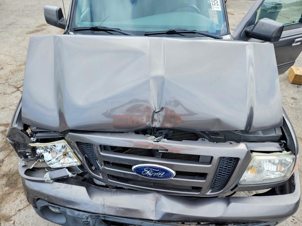 2010 Ford Ranger Super Cab Gray vin: 1FTLR4FE8APA69850