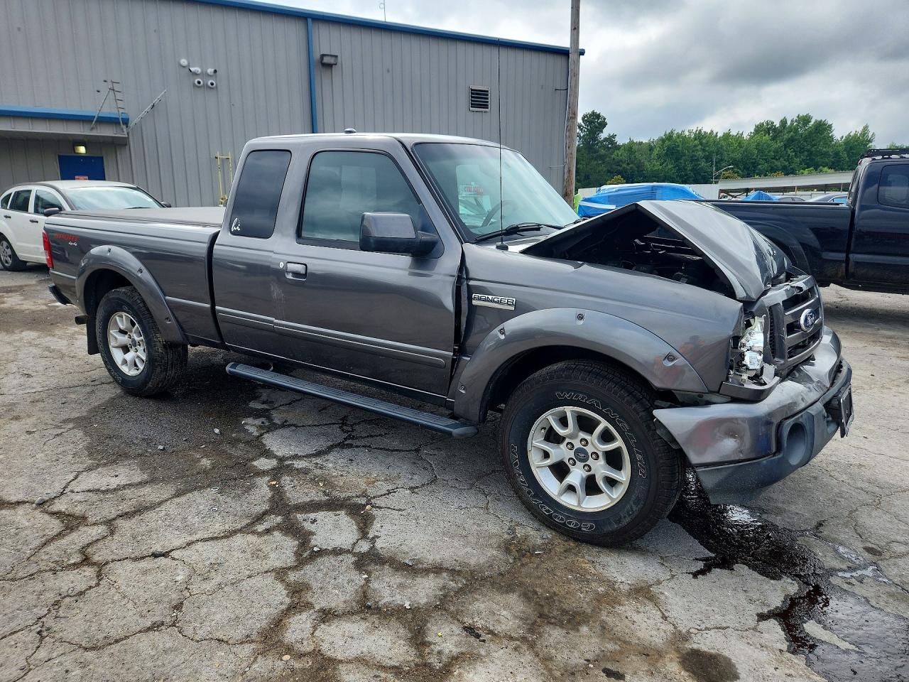 2010 Ford Ranger Super Cab Gray vin: 1FTLR4FE8APA69850
