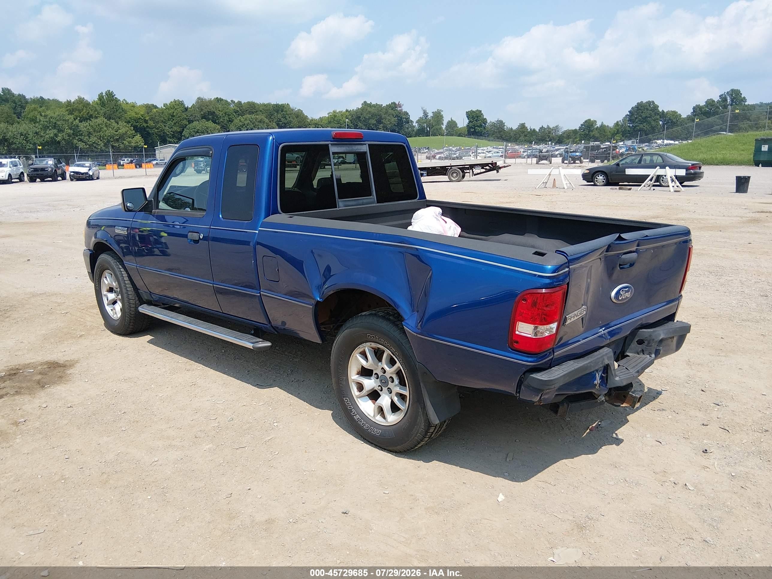2010 Ford Ranger Xlt Blue vin: 1FTLR4FE8APA73476