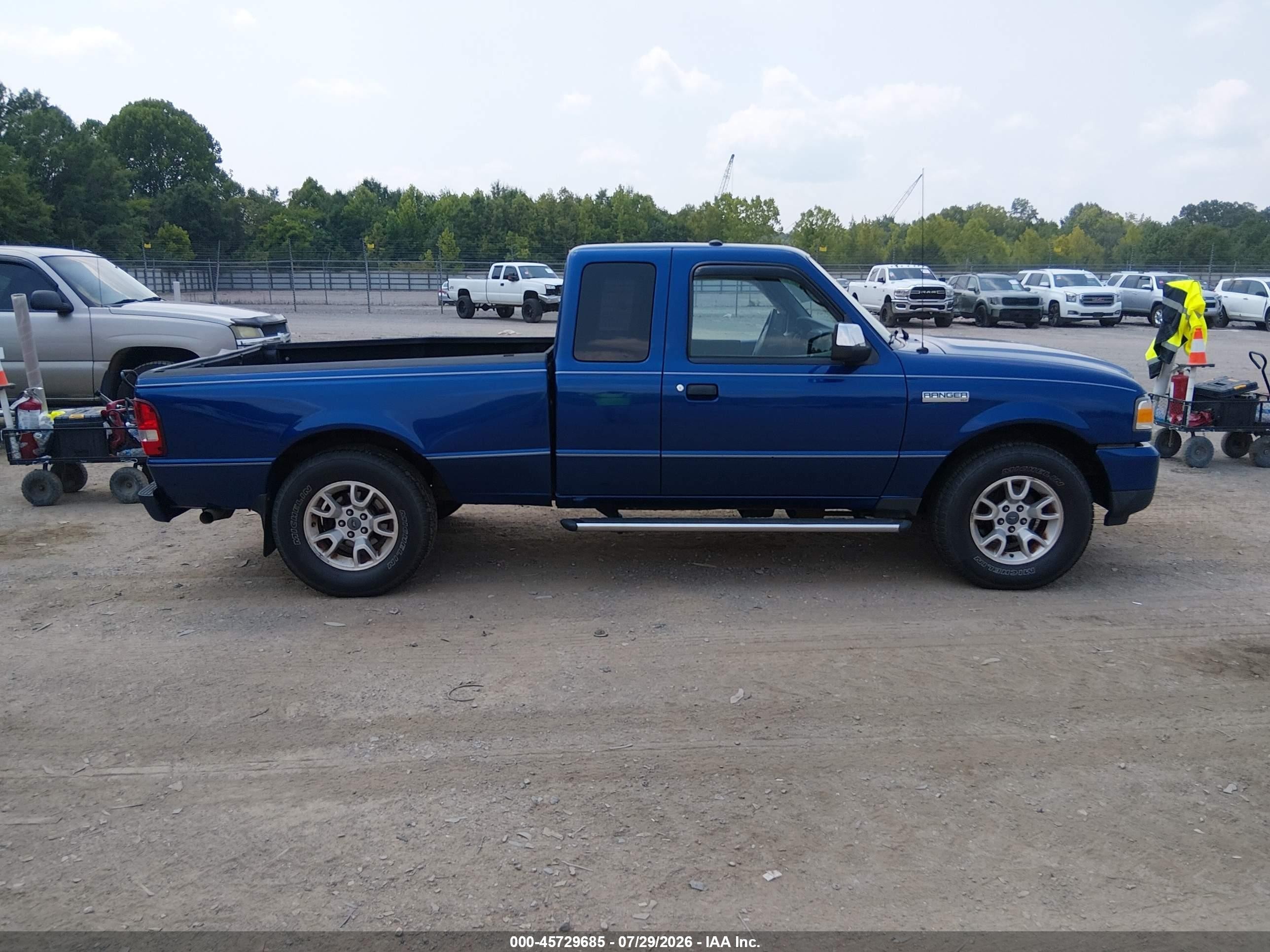 2010 Ford Ranger Xlt Blue vin: 1FTLR4FE8APA73476