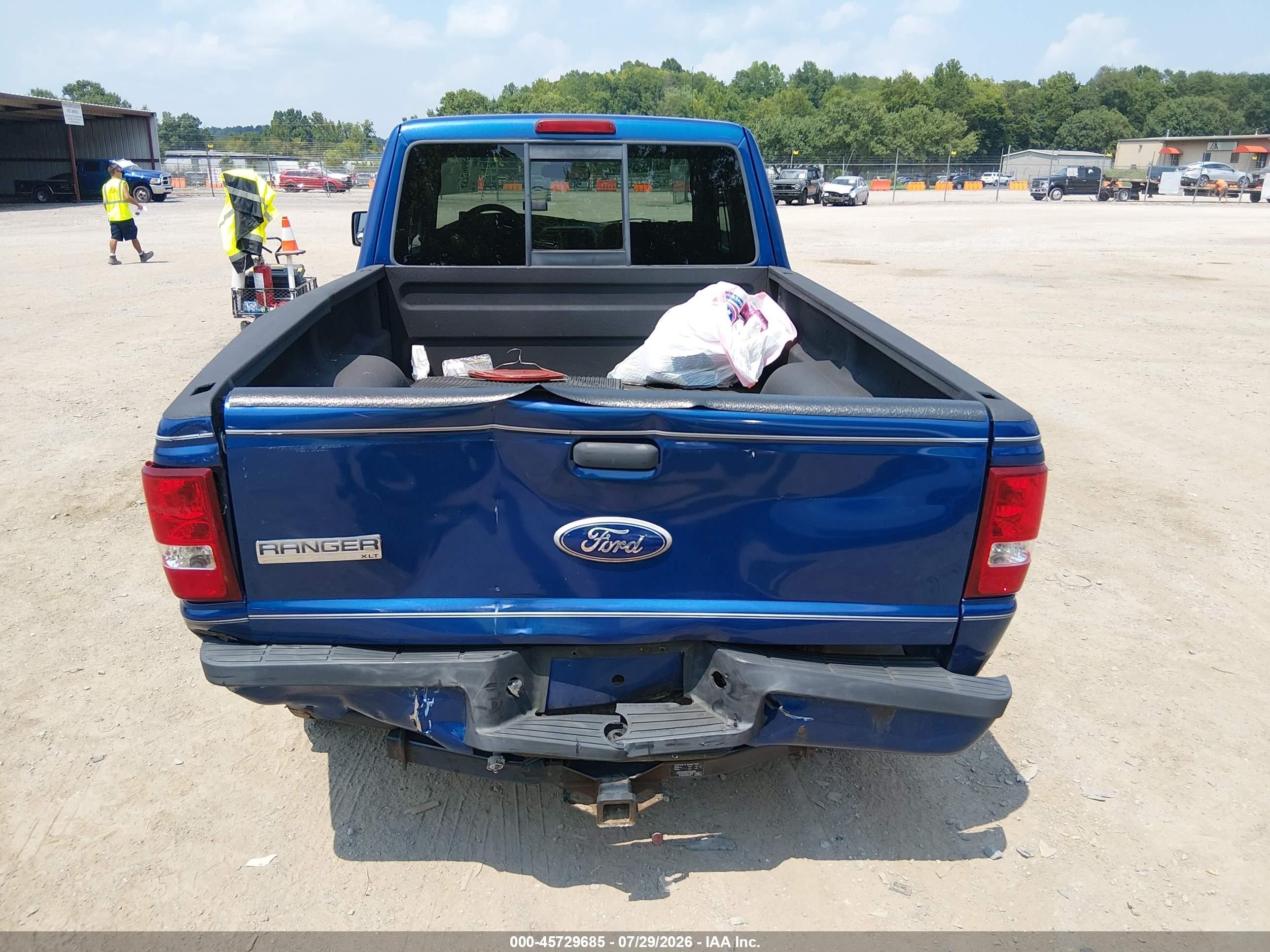 2010 Ford Ranger Xlt Blue vin: 1FTLR4FE8APA73476
