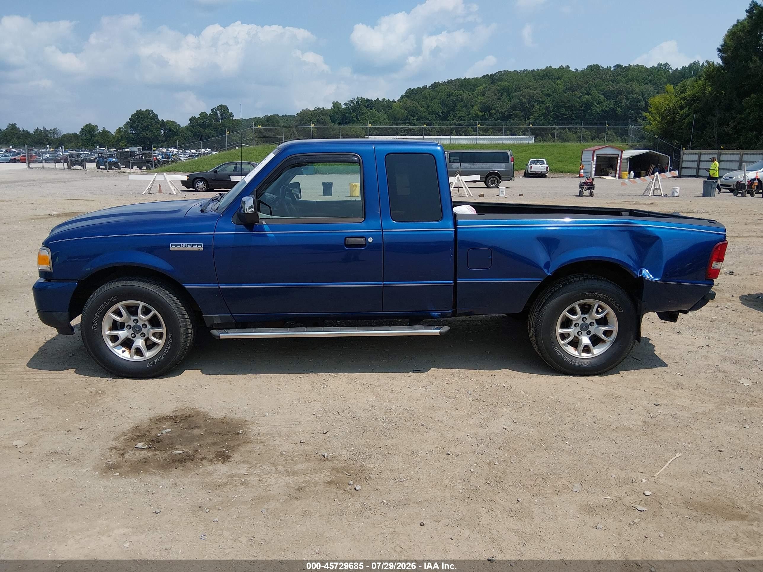 2010 Ford Ranger Xlt Blue vin: 1FTLR4FE8APA73476
