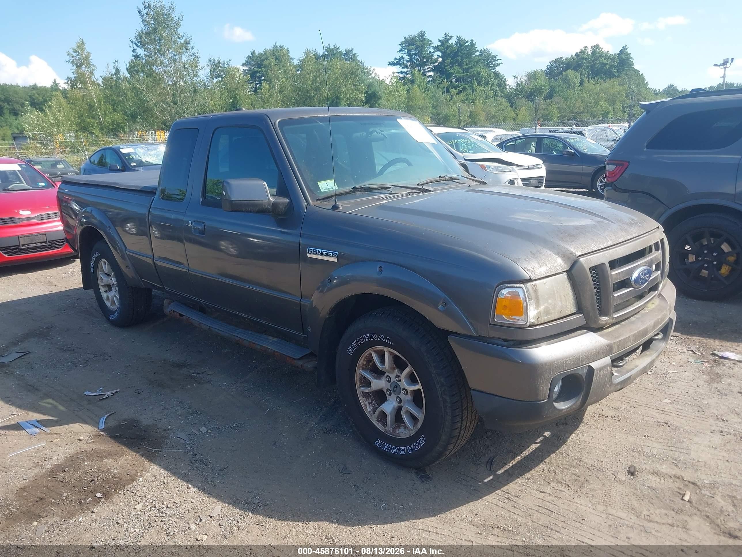 2011 Ford Ranger Sport Gray vin: 1FTLR4FE8BPA15000