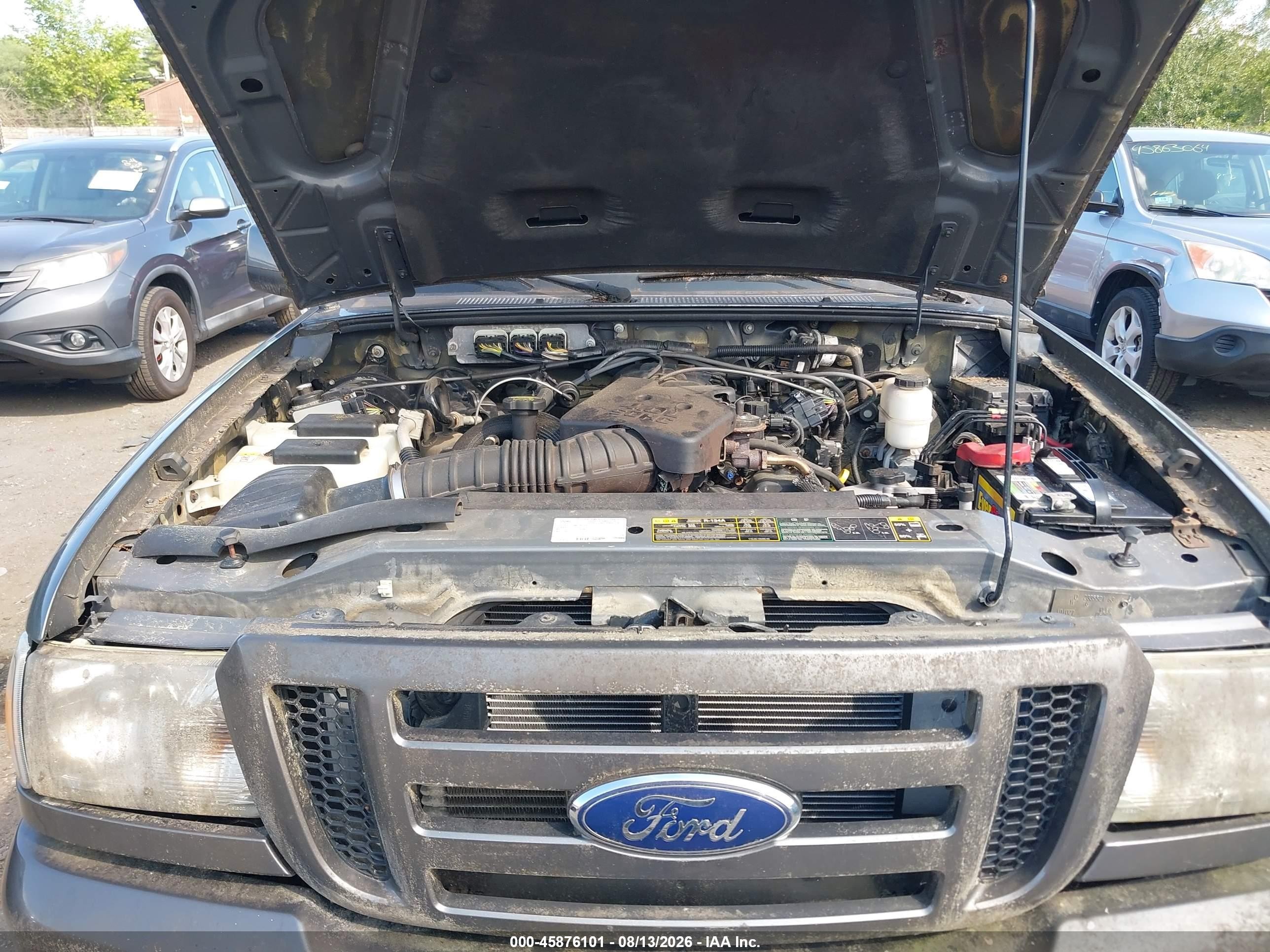 2011 Ford Ranger Sport Gray vin: 1FTLR4FE8BPA15000