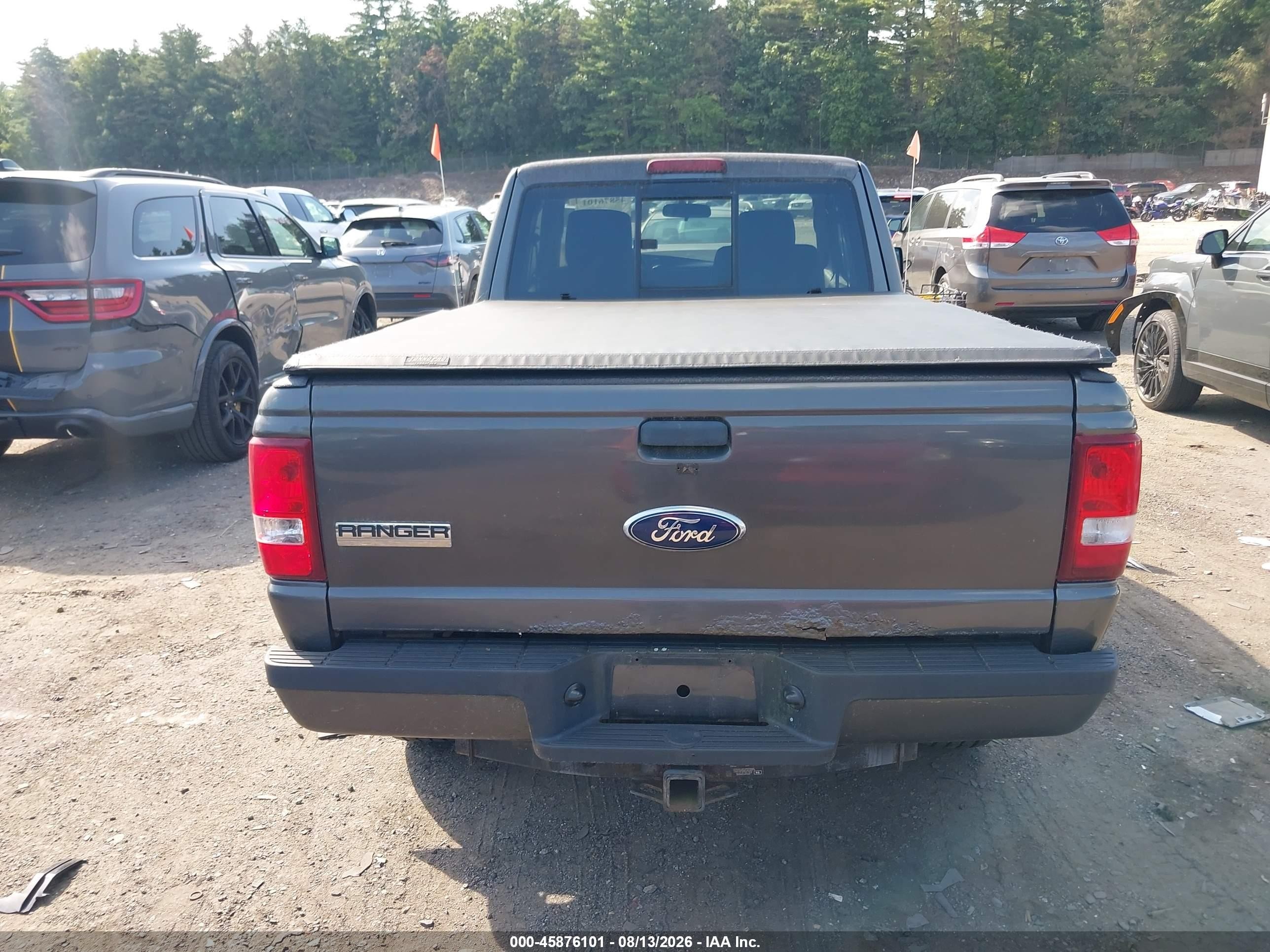 2011 Ford Ranger Sport Gray vin: 1FTLR4FE8BPA15000