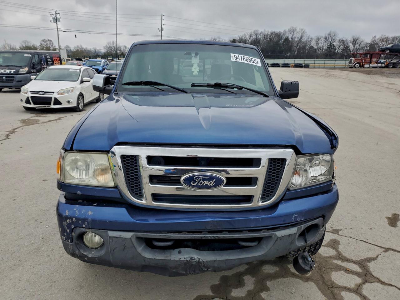 2011 Ford Ranger Super Cab Blue vin: 1FTLR4FE8BPA89775