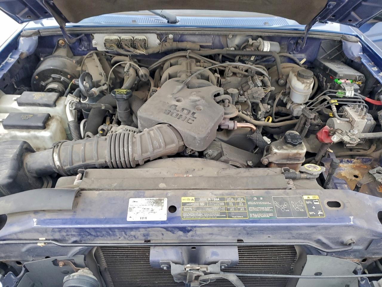 2011 Ford Ranger Super Cab Blue vin: 1FTLR4FE8BPA89775