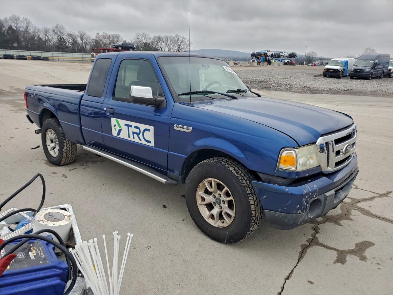 2011 Ford Ranger Super Cab Blue vin: 1FTLR4FE8BPA89775