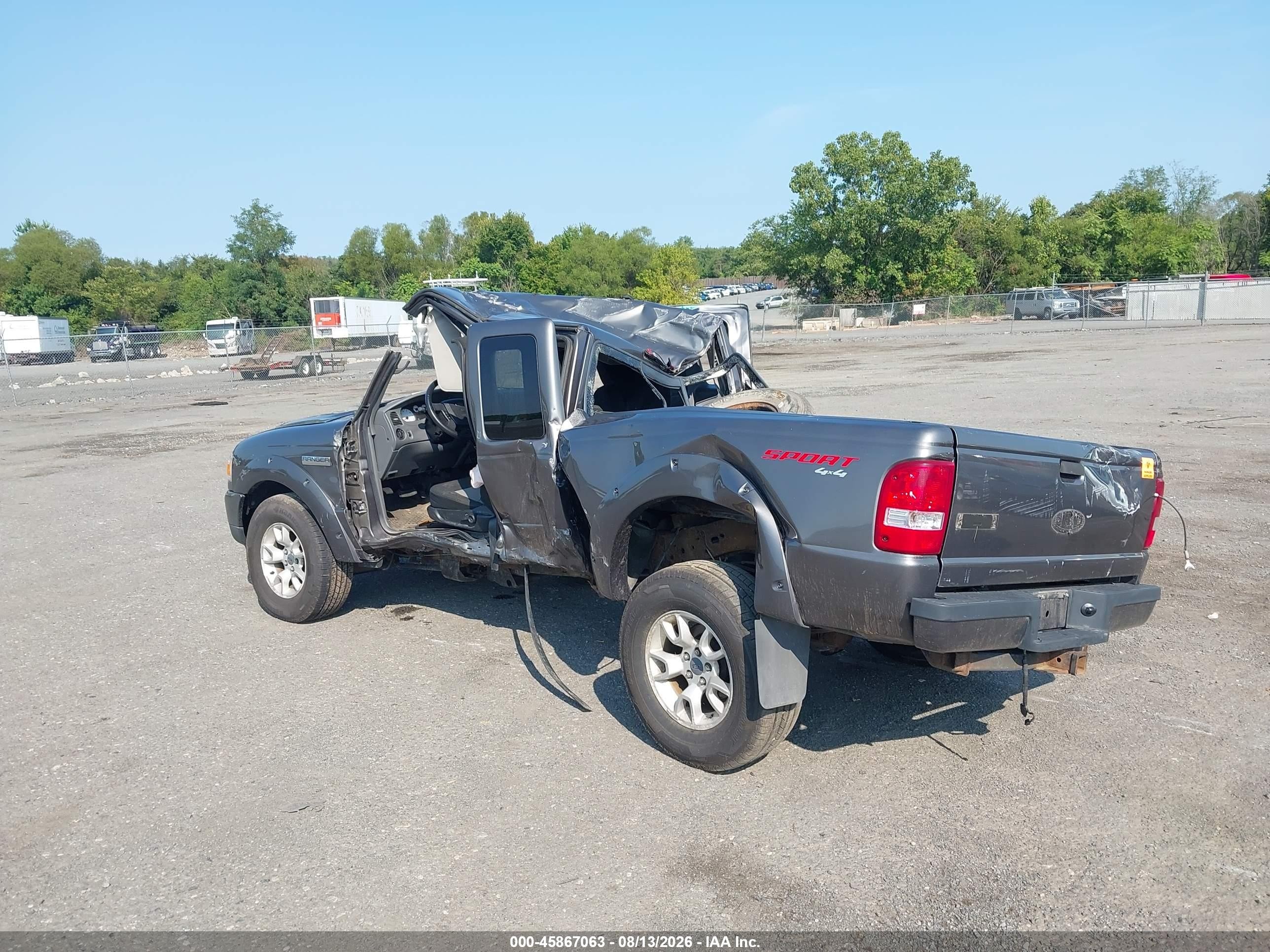 2011 Ford Ranger Sport Gray vin: 1FTLR4FE8BPB12908