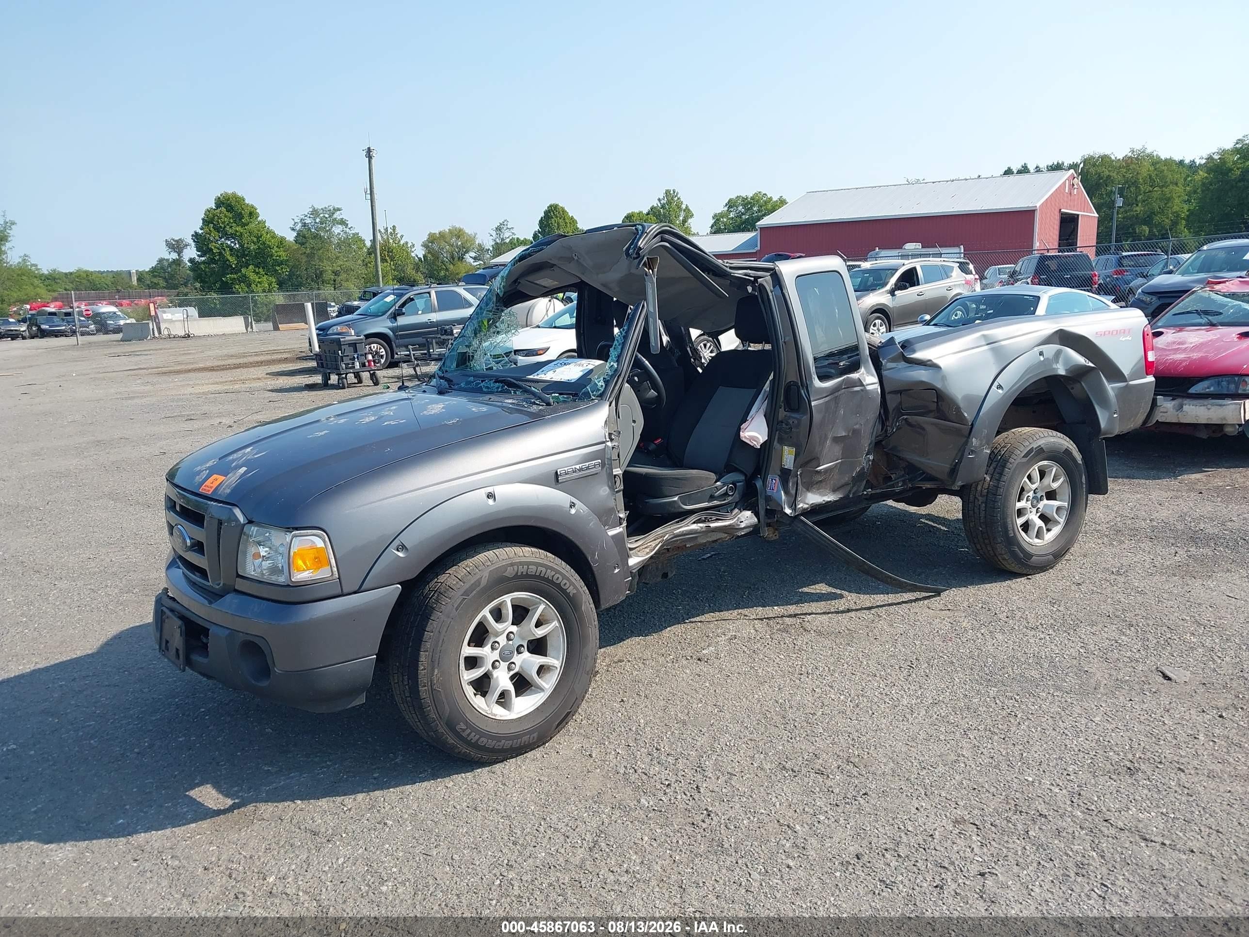 2011 Ford Ranger Sport Gray vin: 1FTLR4FE8BPB12908