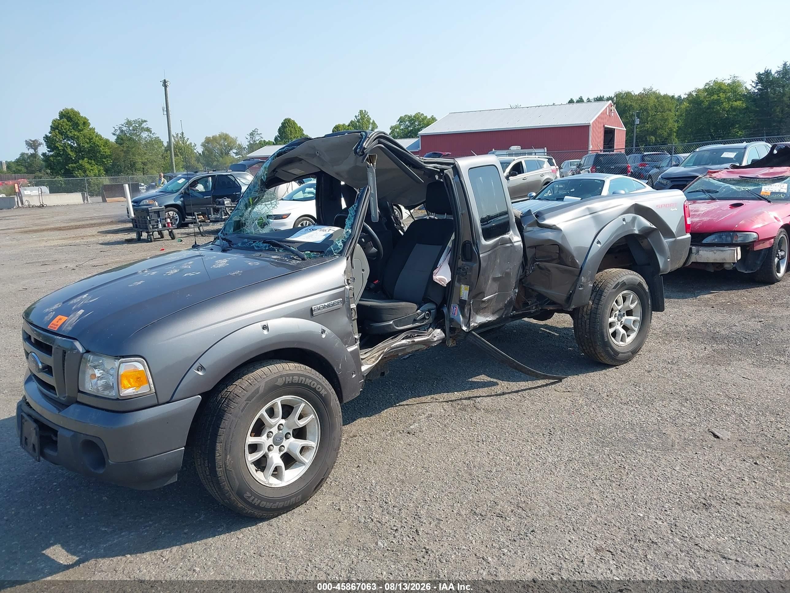 2011 Ford Ranger Sport Gray vin: 1FTLR4FE8BPB12908