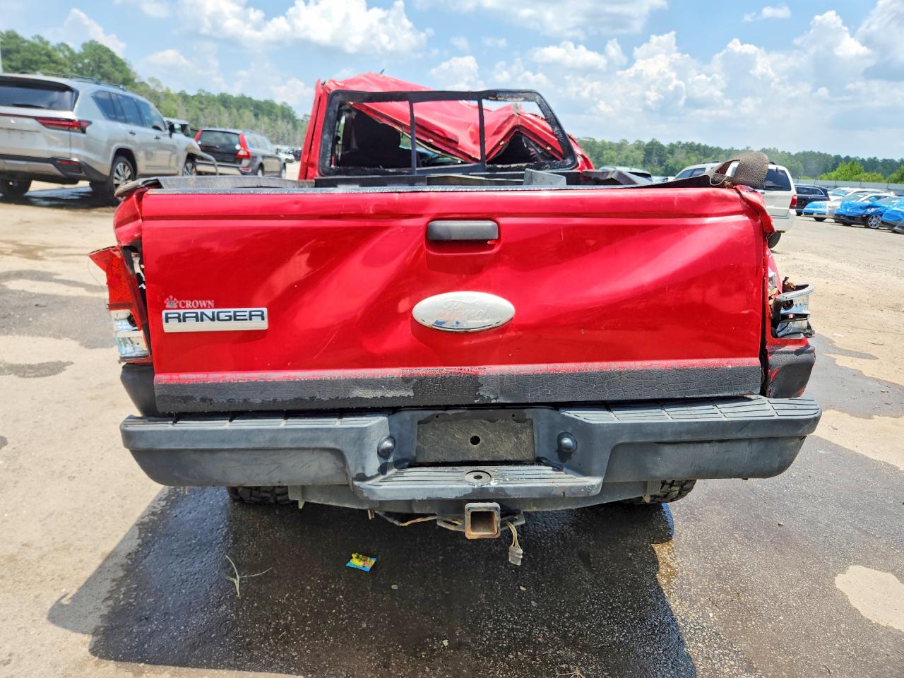 2010 Ford Ranger Super Cab Red vin: 1FTLR4FE9APA33889