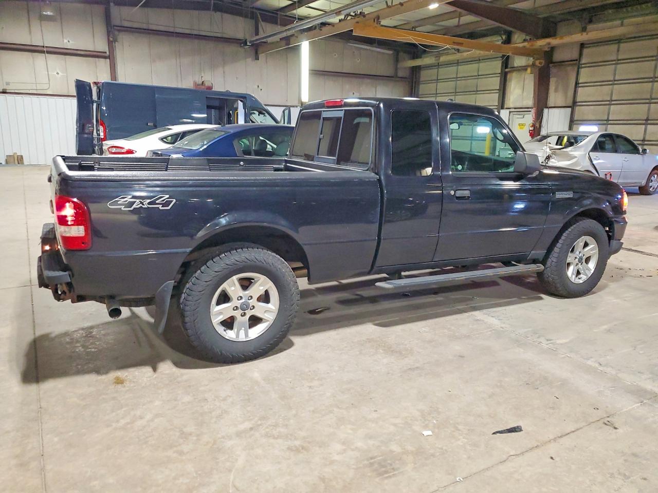 2010 Ford Ranger Super Cab Blue vin: 1FTLR4FE9APA35383
