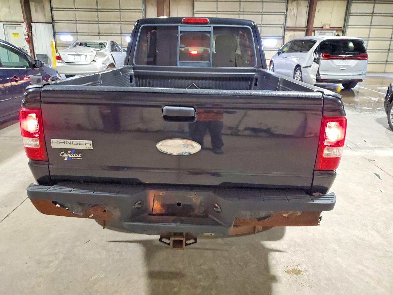 2010 Ford Ranger Super Cab Blue vin: 1FTLR4FE9APA35383