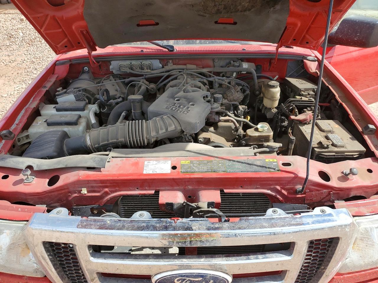 2011 Ford Ranger Красный vin: 1FTLR4FE9BPA06595