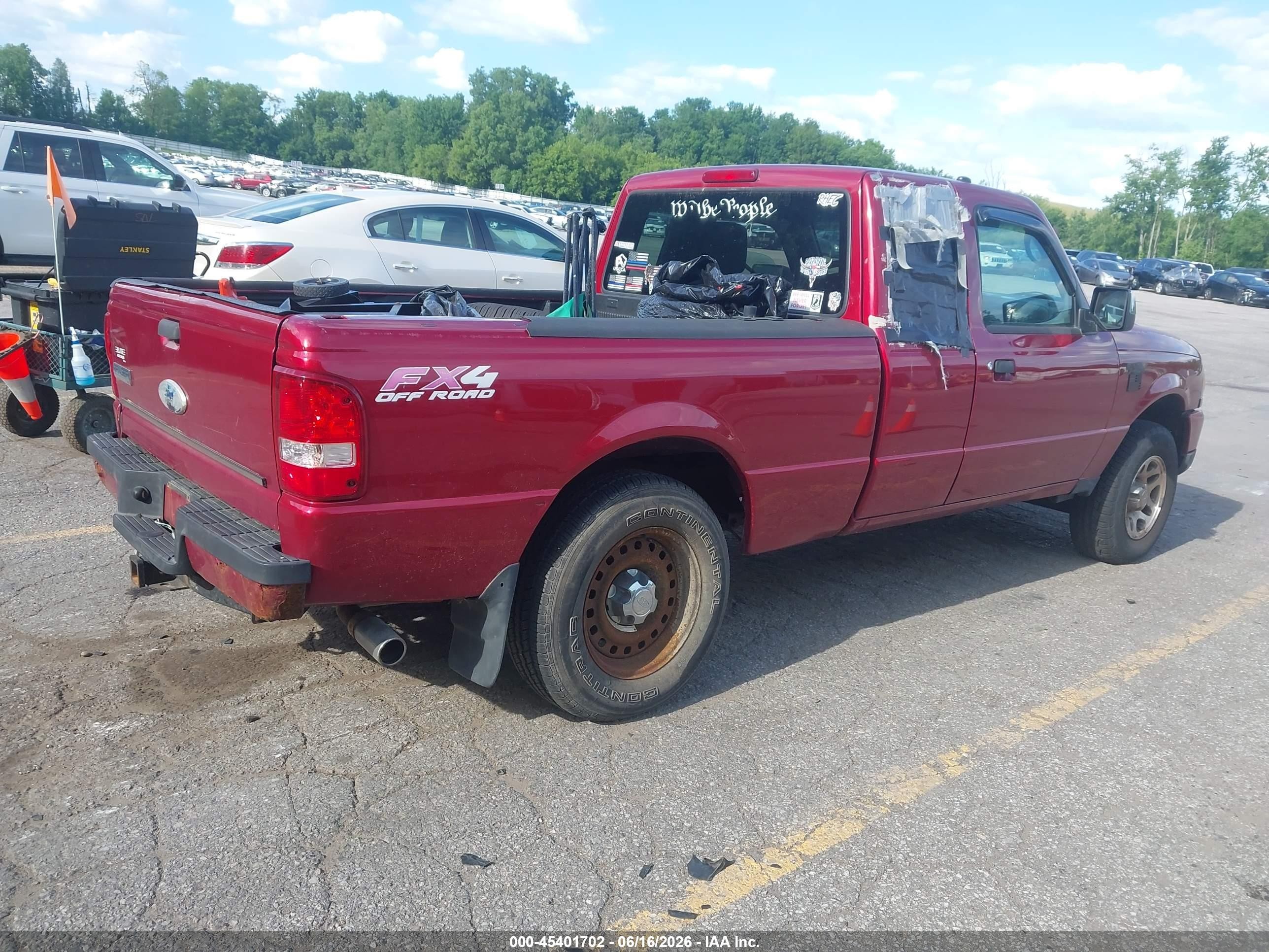 2010 Ford Ranger Sport/xlt Red vin: 1FTLR4FEXAPA19869