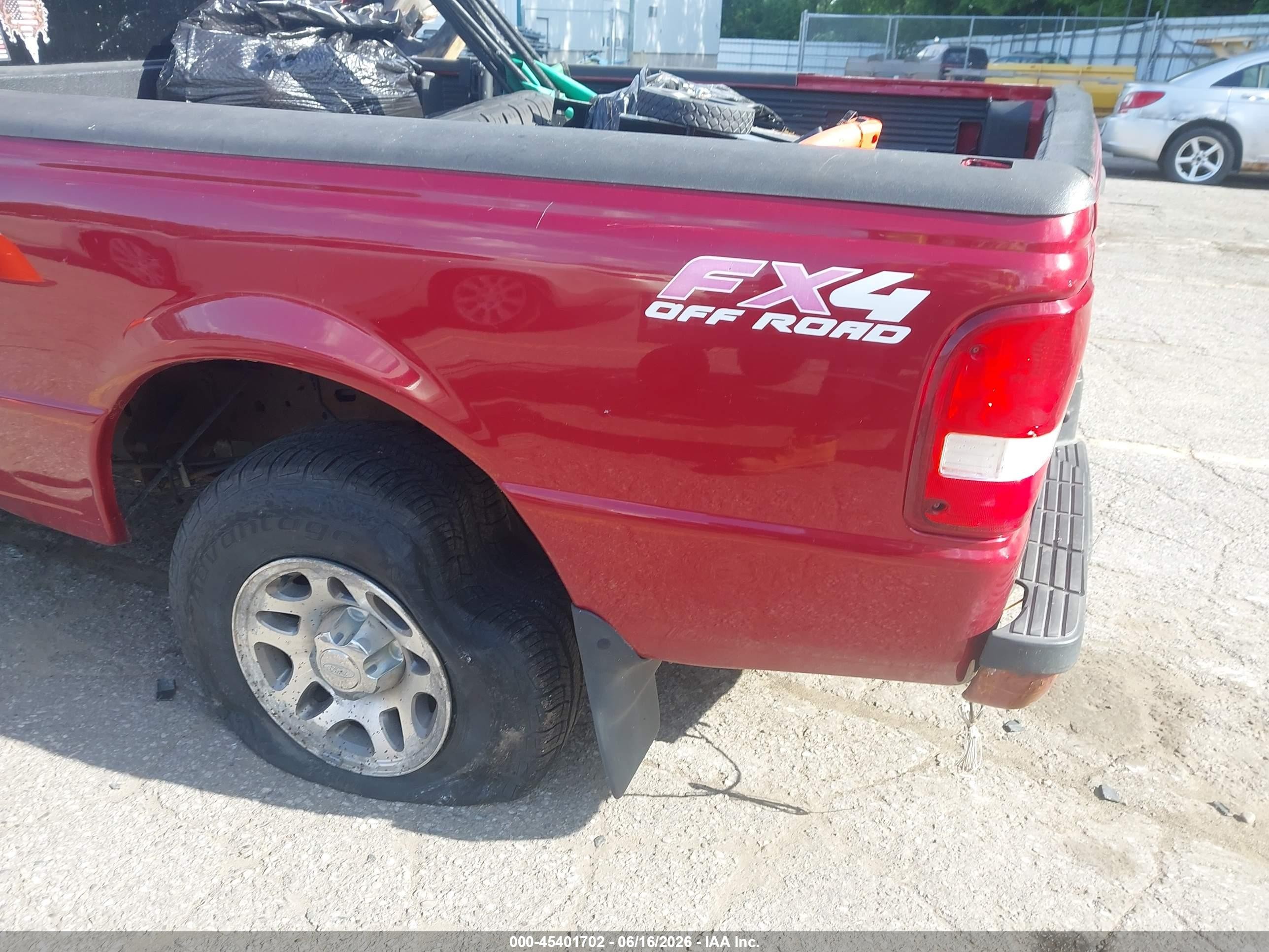 2010 Ford Ranger Sport/xlt Red vin: 1FTLR4FEXAPA19869