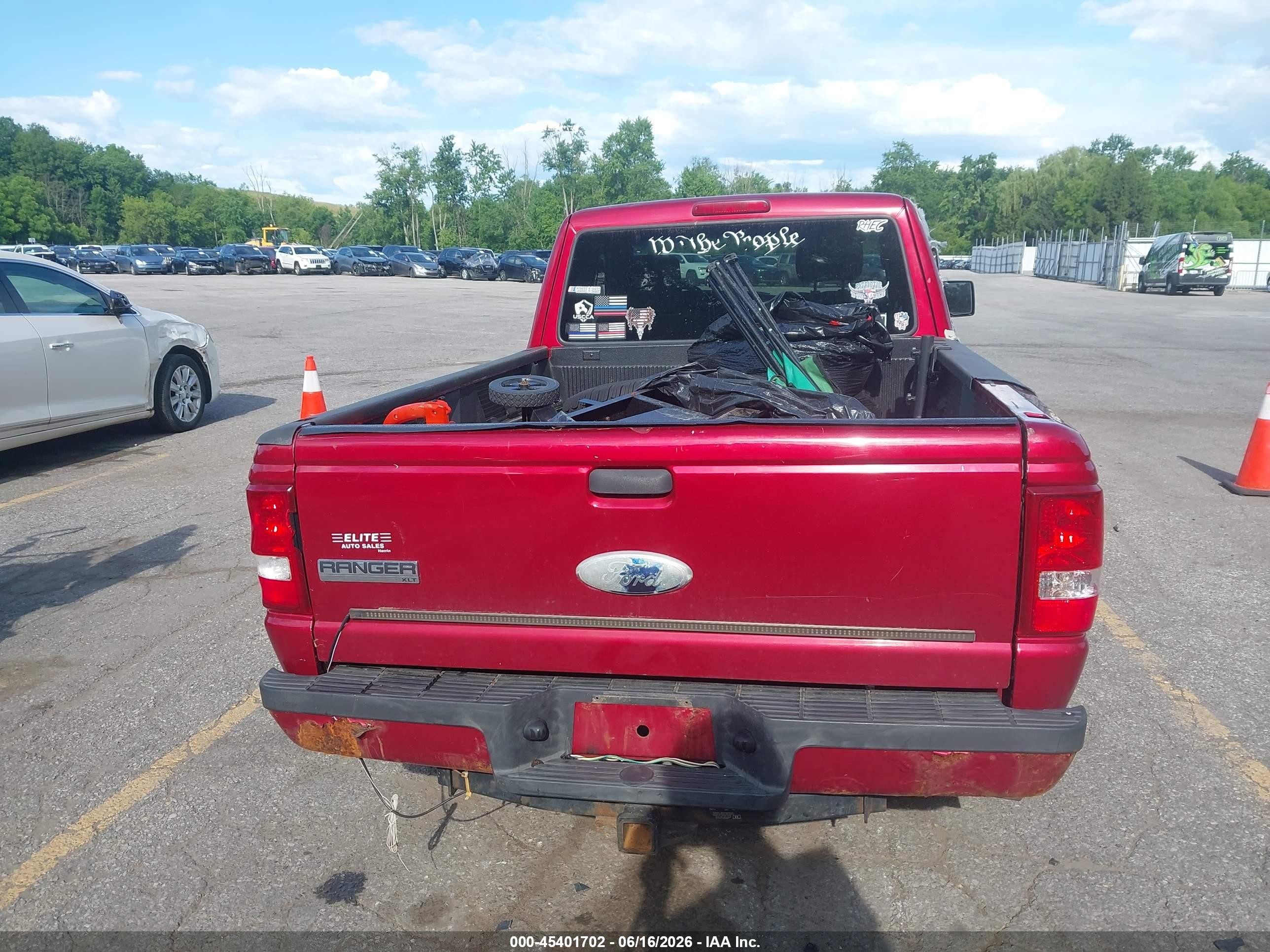 2010 Ford Ranger Sport/xlt Red vin: 1FTLR4FEXAPA19869