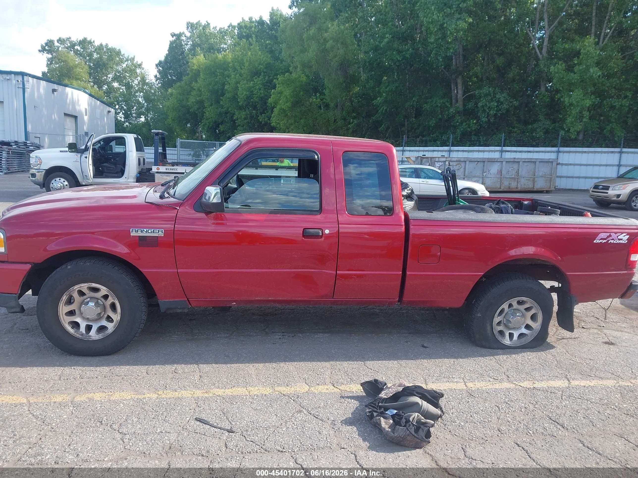 2010 Ford Ranger Sport/xlt Red vin: 1FTLR4FEXAPA19869