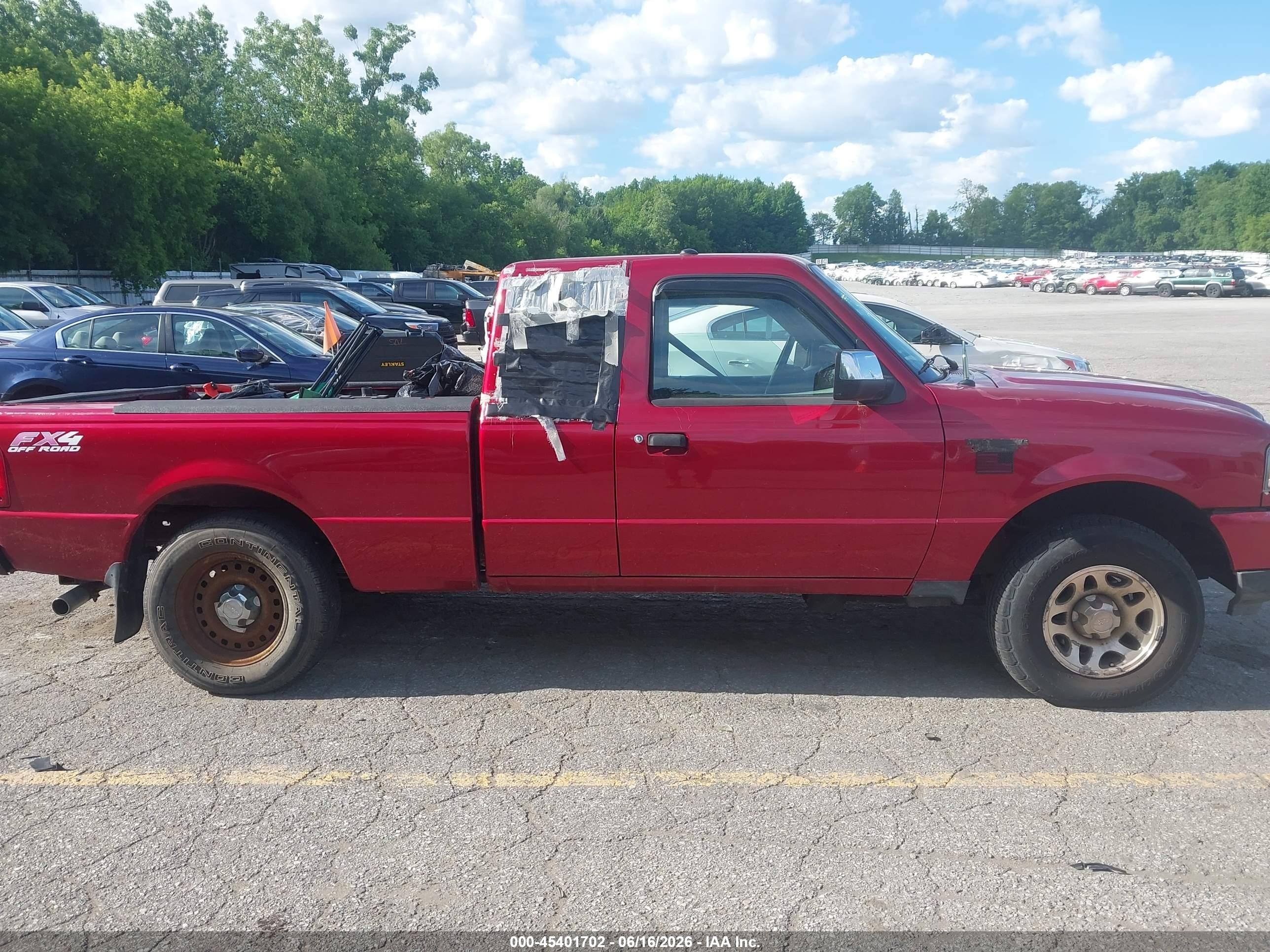 2010 Ford Ranger Sport/xlt Red vin: 1FTLR4FEXAPA19869