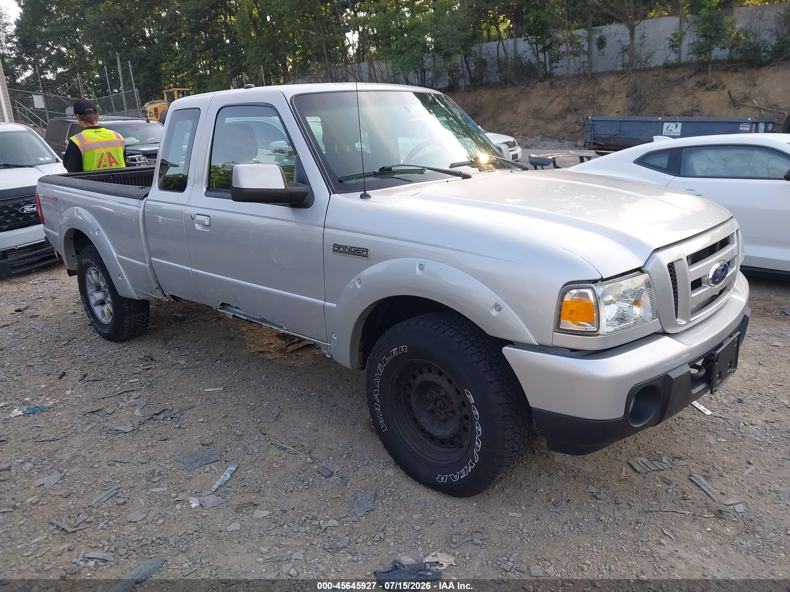 2010 Ford Ranger Sport/xlt Серебряный vin: 1FTLR4FEXAPA61488