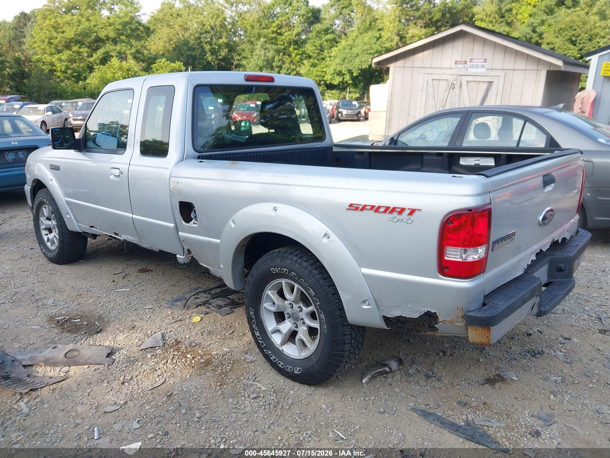 2010 Ford Ranger Sport/xlt Серебряный vin: 1FTLR4FEXAPA61488