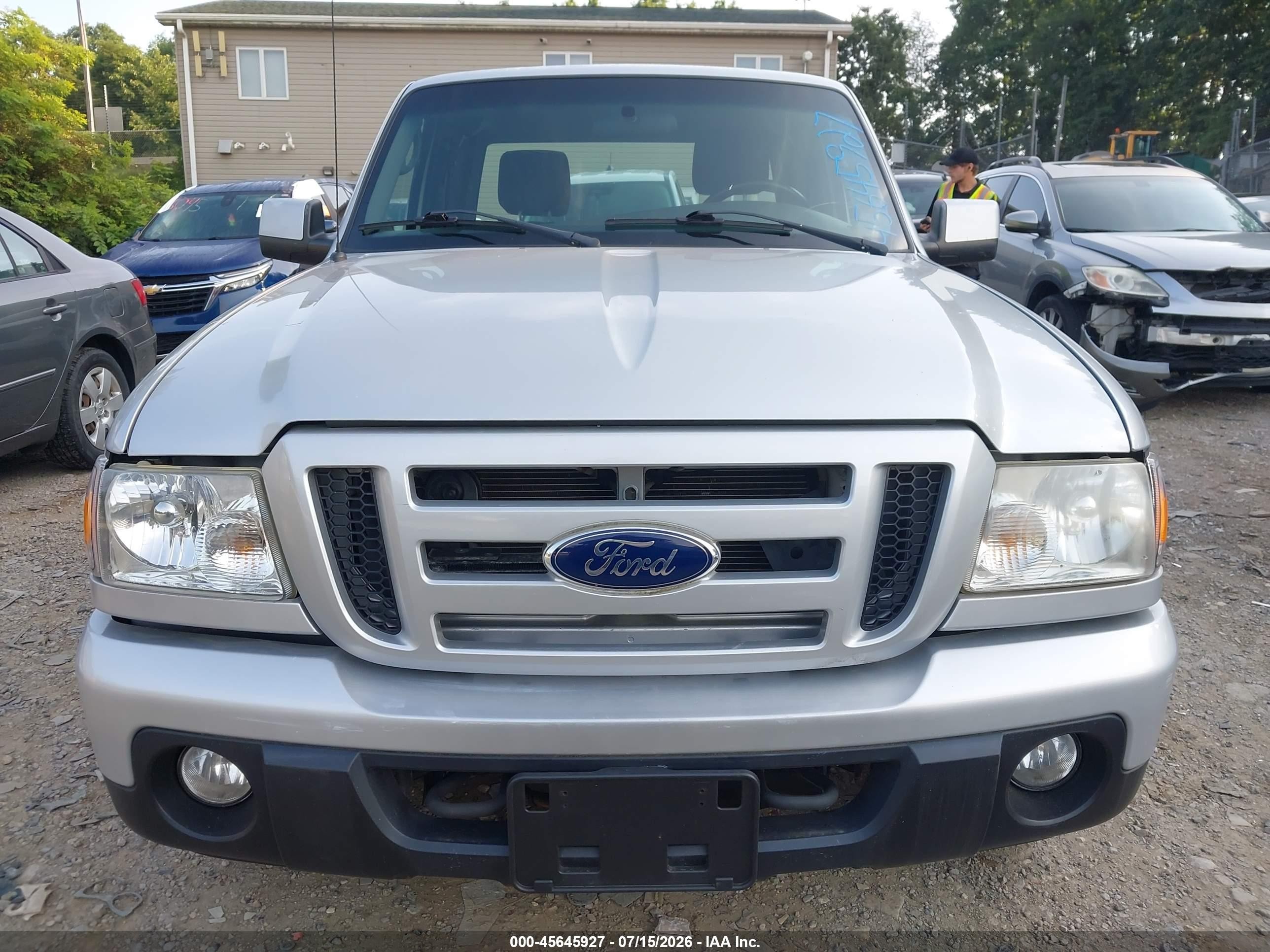 2010 Ford Ranger Sport/xlt Серебряный vin: 1FTLR4FEXAPA61488