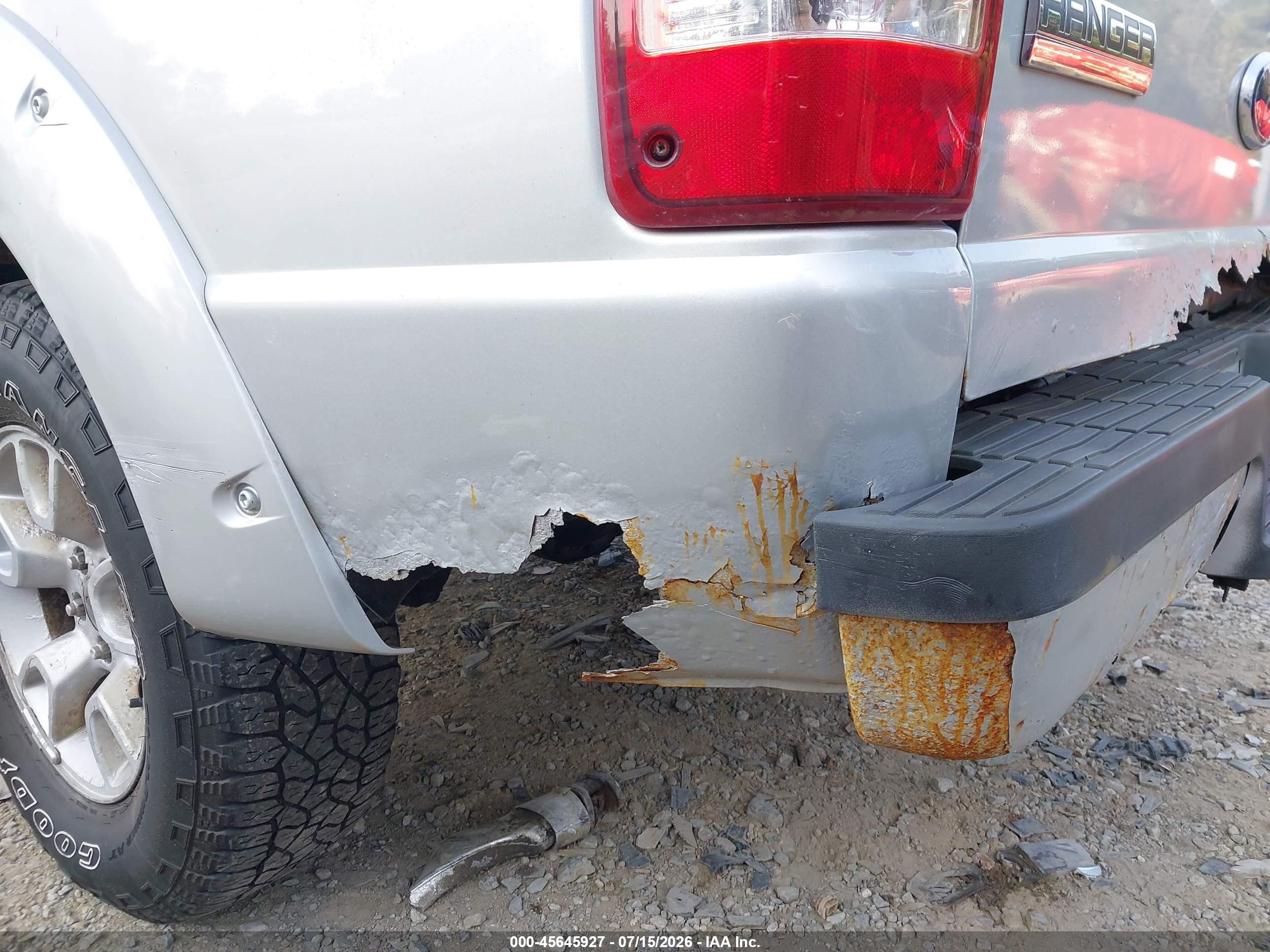 2010 Ford Ranger Sport/xlt Серебряный vin: 1FTLR4FEXAPA61488